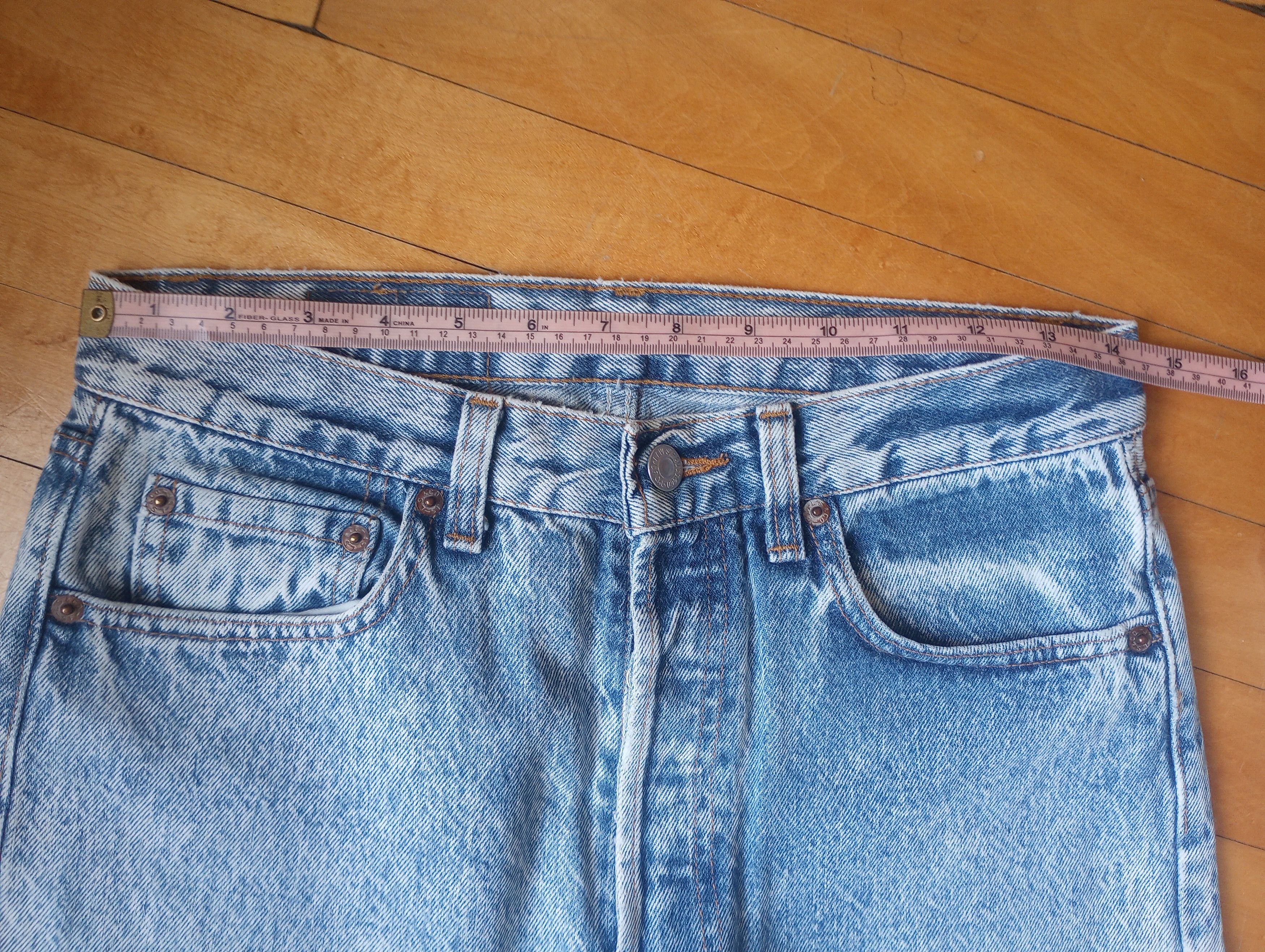 Levi's Levi's Authorized Vintage 501 Light Wash Distressed Jeans Size US 29 - 7 Thumbnail
