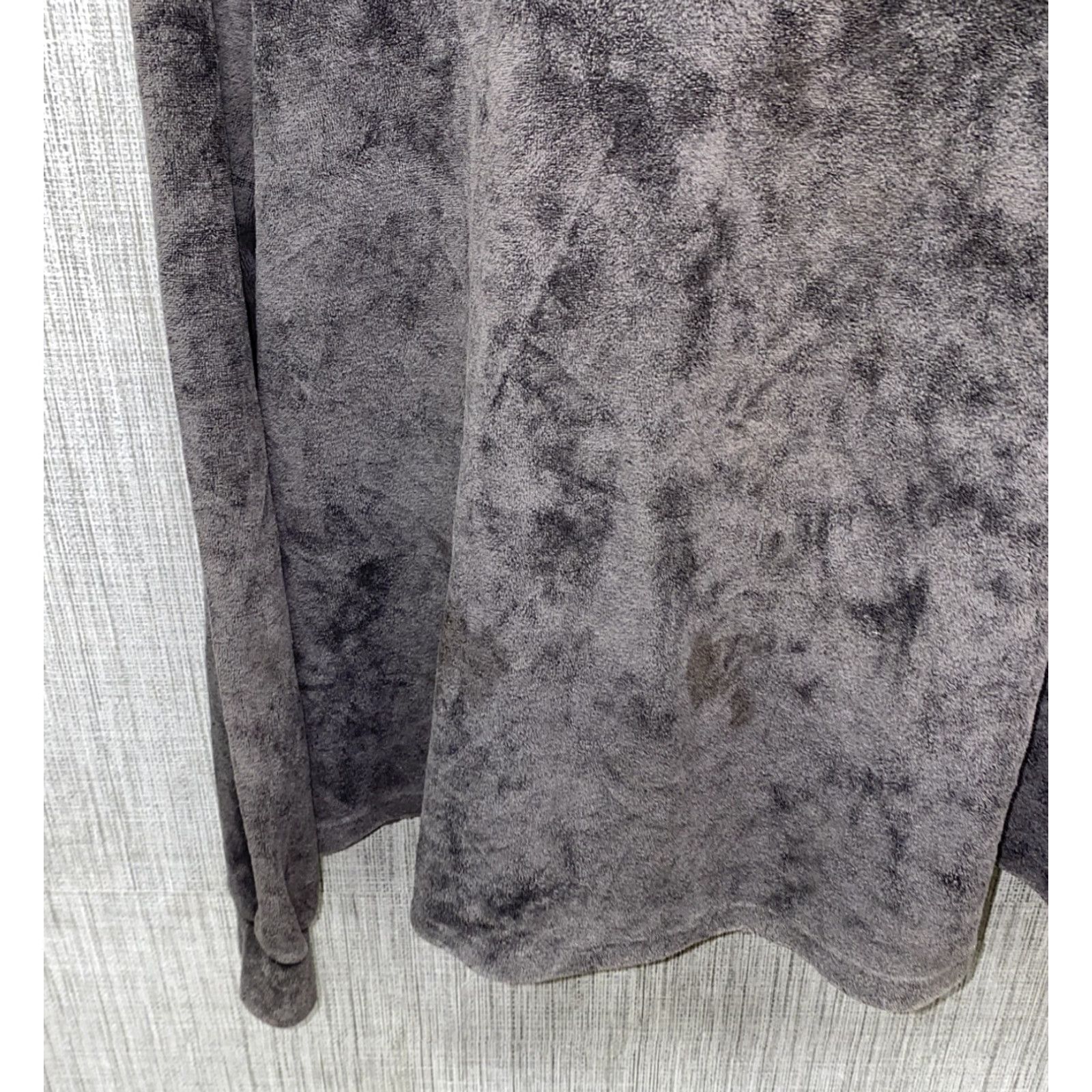 Vintage VINTAGE The King Size Mens Gray Cotton Blend 1/2 Button Up Jacket 2XLT TALL Big & Tall Men Button-Up Casual KingSize Shirt? Size US XXL / EU 58 / 5 - 4 Thumbnail