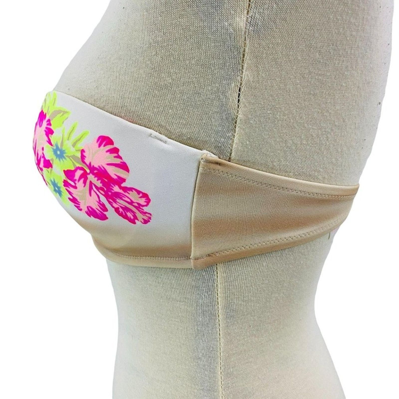 Victoria's Secret Victoria's Secret Strapless Bikini Bright Tropical Floral34C Size ONE SIZE - 2 Thumbnail