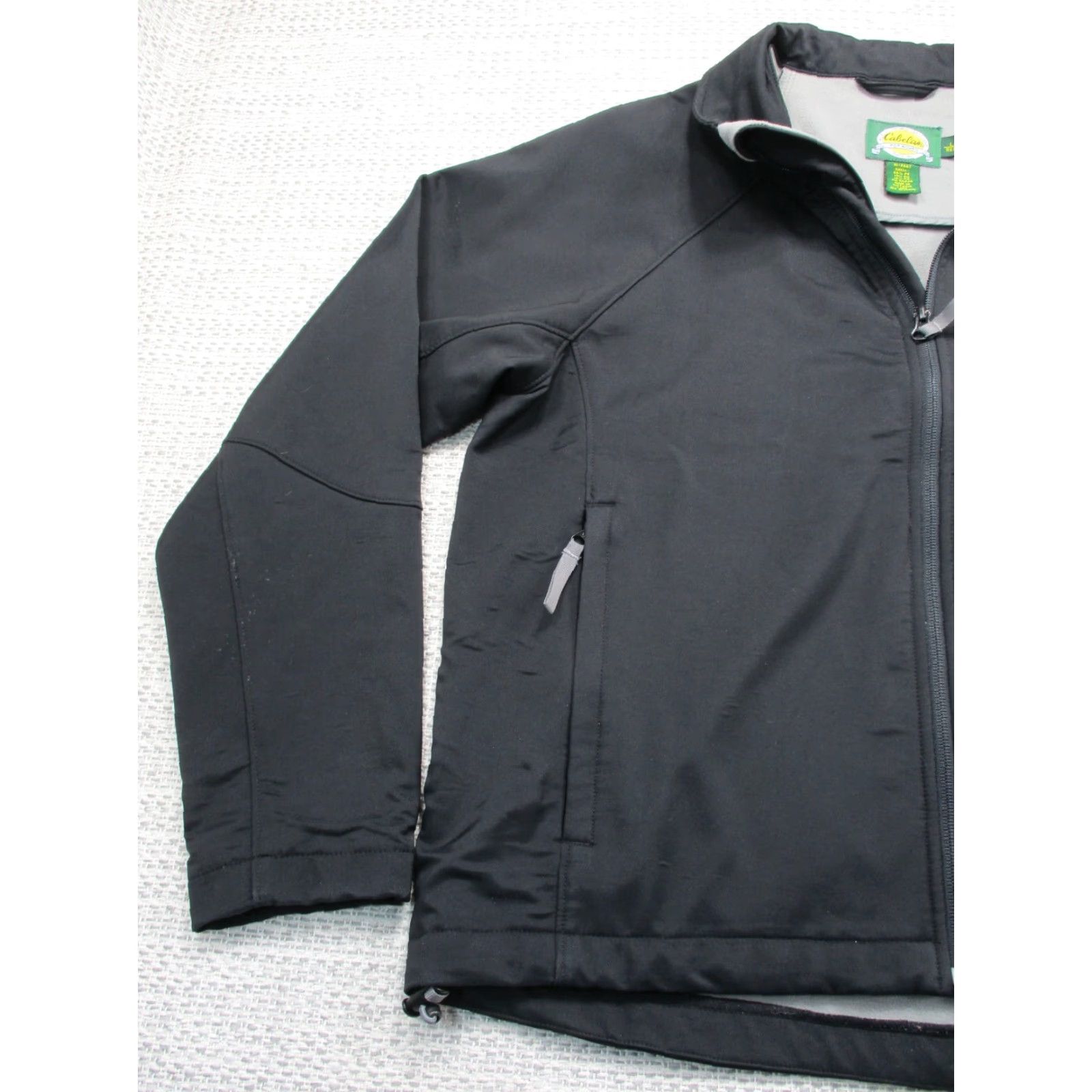 Vintage Cabela's Pullover Sweater Womens L Black 1/4 Zip Mock Neck Long Sleeve Size L / US 10 / IT 46 - 3 Thumbnail