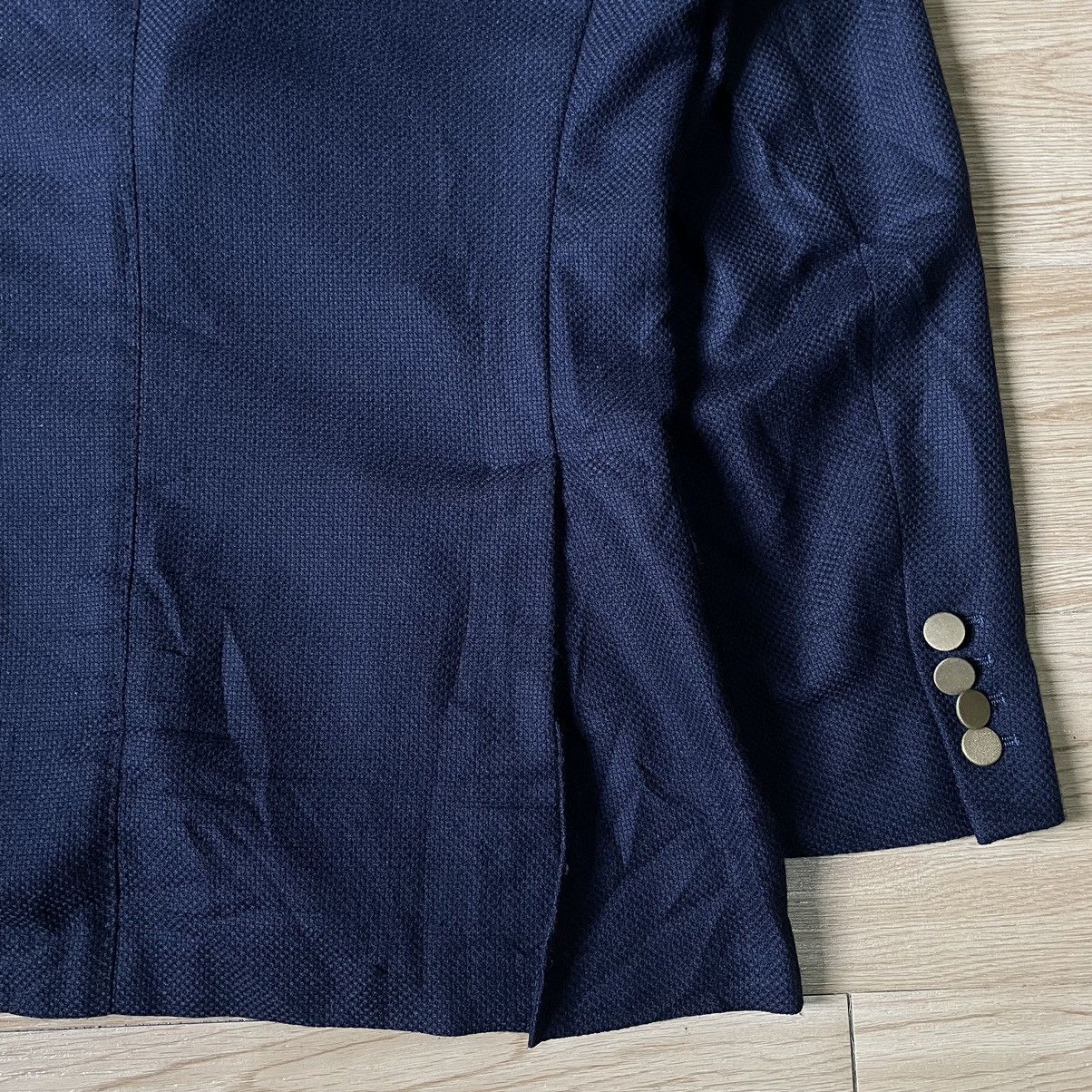 Boglioli 🇮🇹 Boglioli Milano Italy Blazer Virgin Wool Navy Blue Size US S / EU 44-46 / 1 - 22 Thumbnail