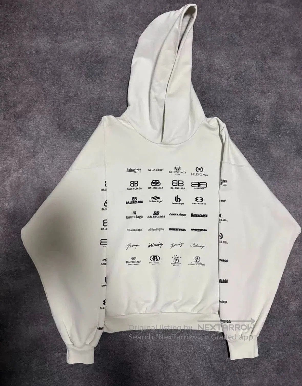 Balenciaga Balenciaga Logo Print Hoodie XS. Size US XS / EU 42 / 0 - 1 Thumbnail