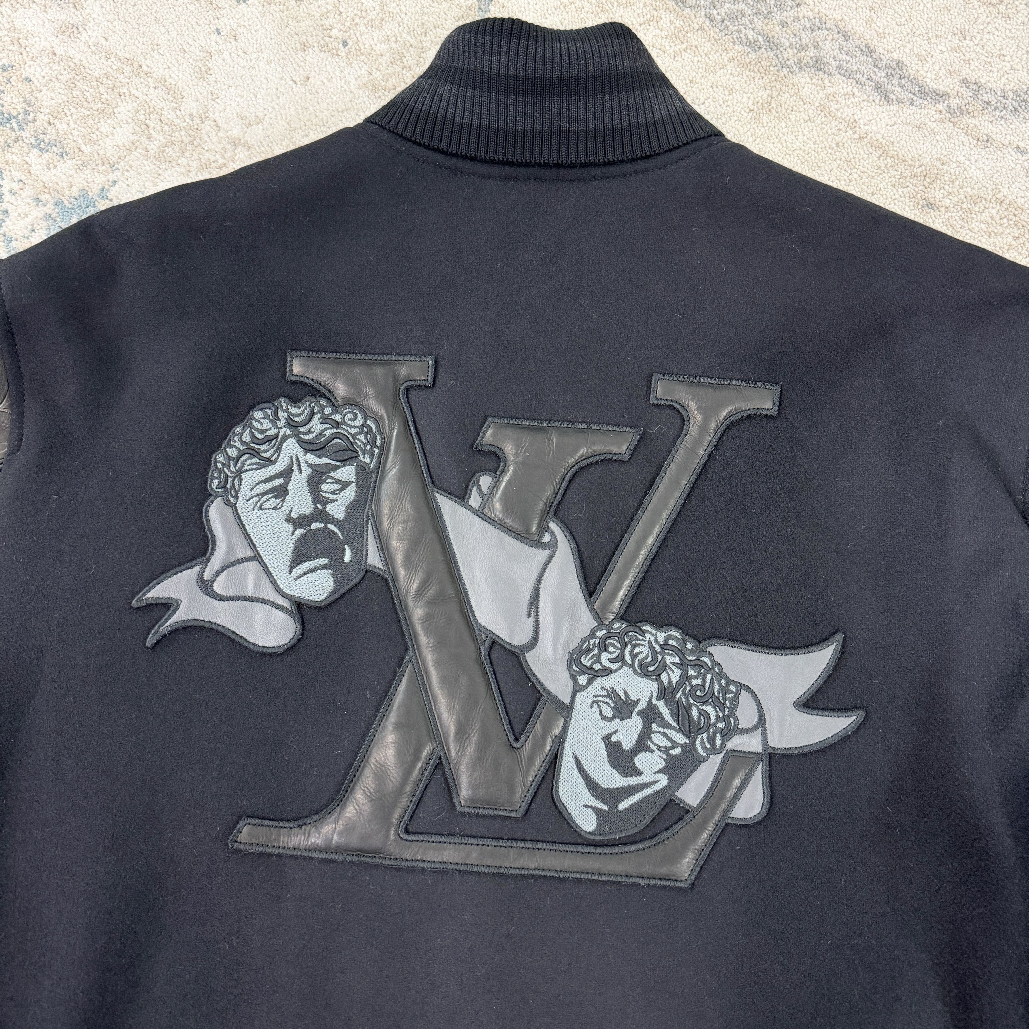 Louis Vuitton Louis Vuitton 1AA7EM Monogram Embosed Jacket Black RRP £3900 Size US S / EU 44-46 / 1 - 4 Thumbnail