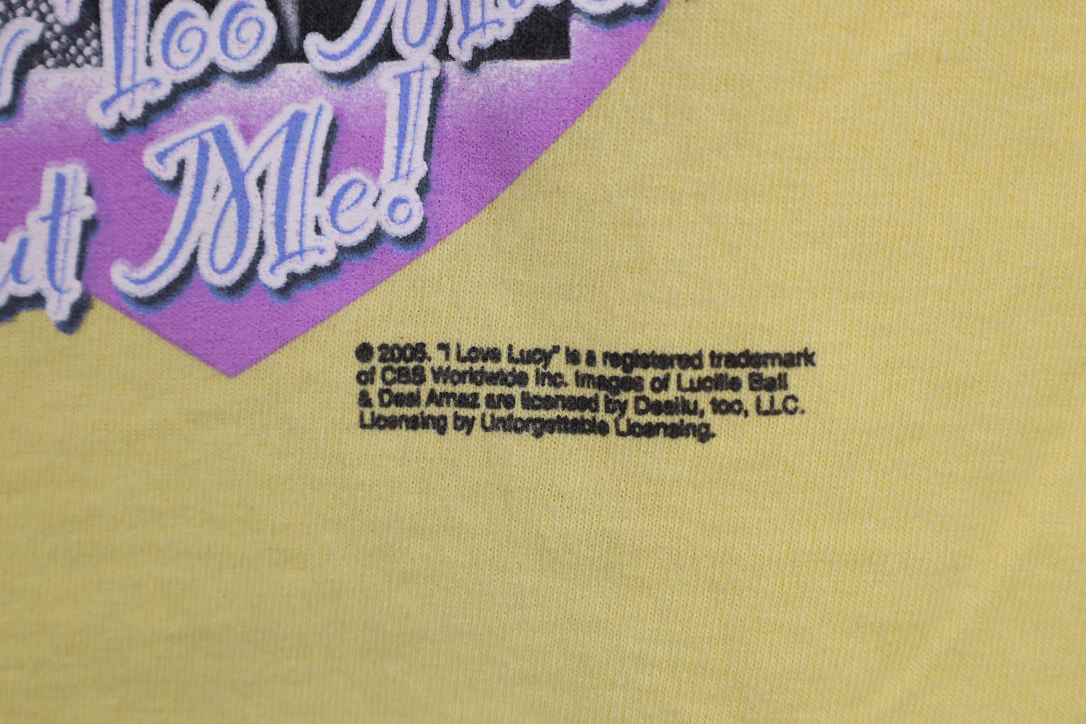 Vintage Vintage Y2K 2005 I Love Lucy We'll Be Best Friends T-Shirt Size US L / EU 52-54 / 3 - 7 Thumbnail
