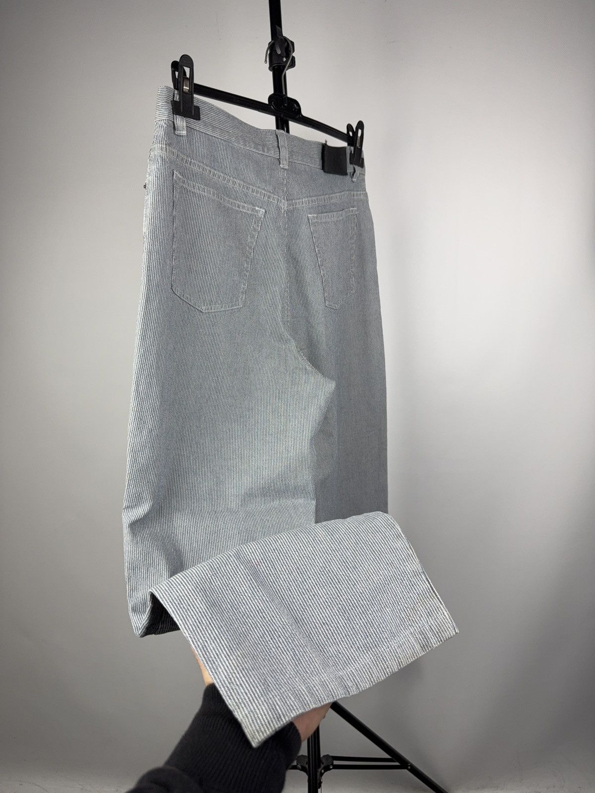 Ralph Lauren Luxury Retro 00s Ralph Lauren Vintage Striped Denim Jeans Size 30" / US 8 / IT 44 - 11 Thumbnail