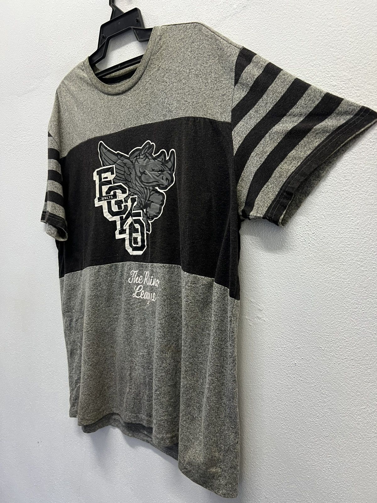 Ecko Unltd. × Vintage VINTAGE ECKO UNLTD. THE RHINO LEAGUE SHIRT Size US XXL / EU 58 / 5 - 5 Thumbnail