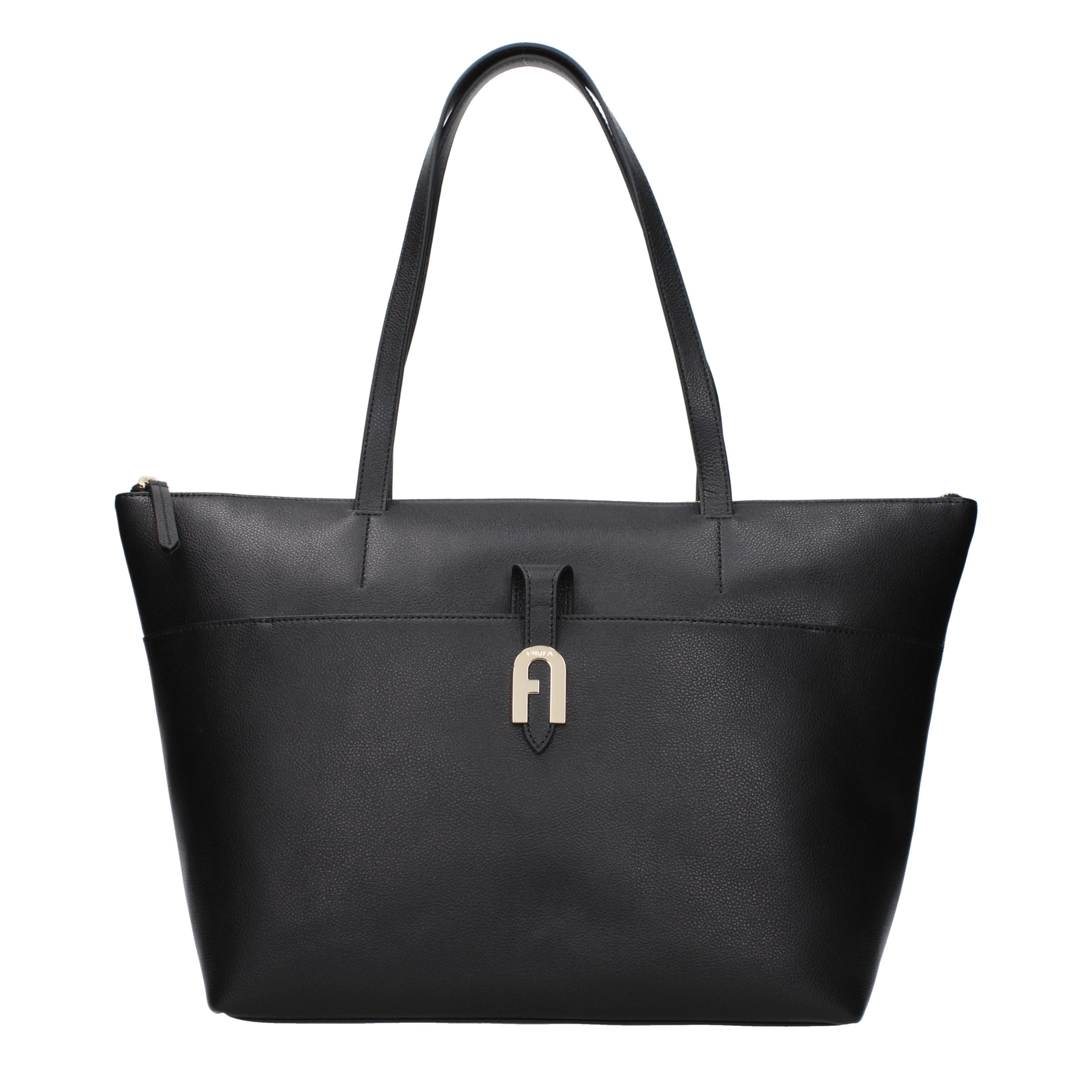 Furla Furla Shoulder Bags Women Leather Black Size ONE SIZE - 1 Thumbnail