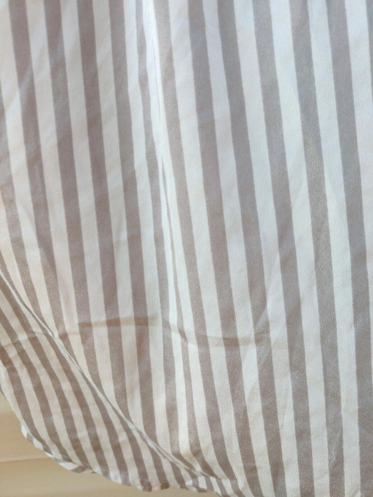 Analog A.N.A. Womens Blouse Size S White Stripe Long Sleeve Button Size S / US 4 / IT 40 - 5 Thumbnail