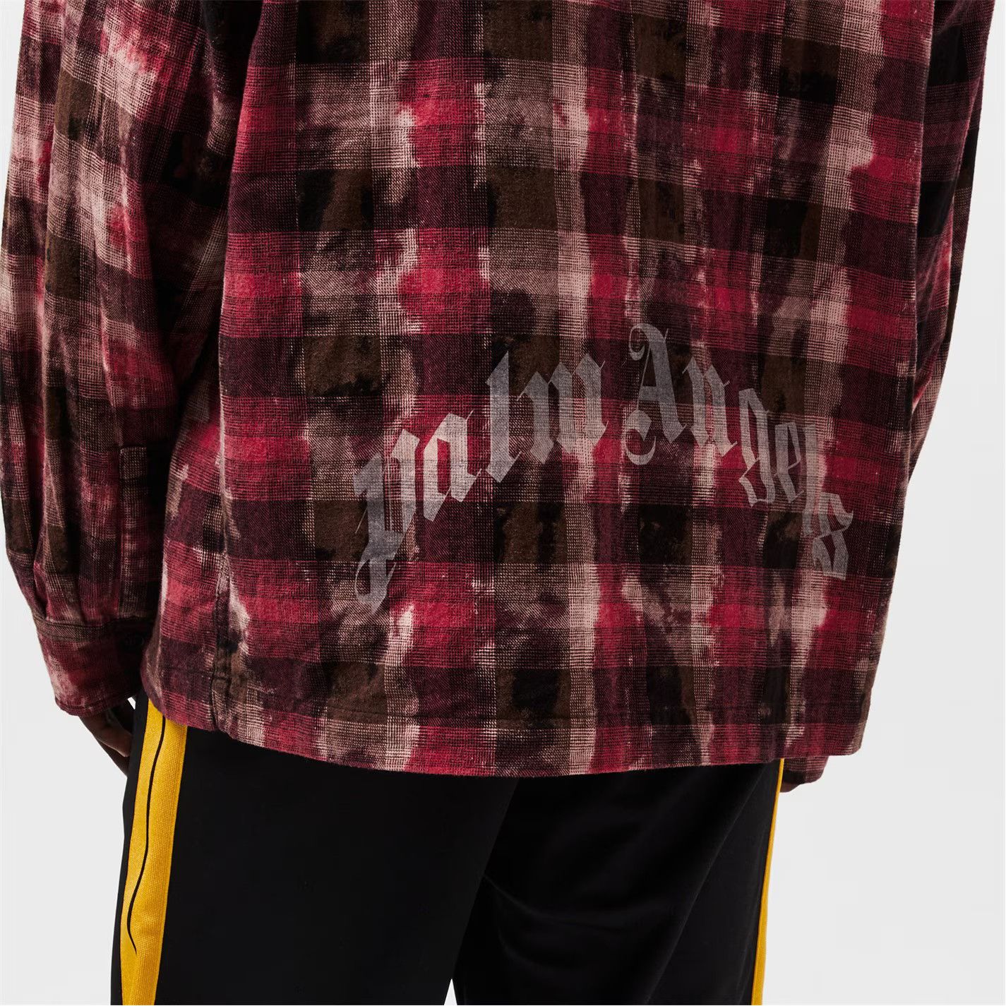 Palm Angels o1g2r1mq0426 Curve Long Sleeve Patterned Relaxed Fit Shirt Size US S / EU 44-46 / 1 - 4 Thumbnail