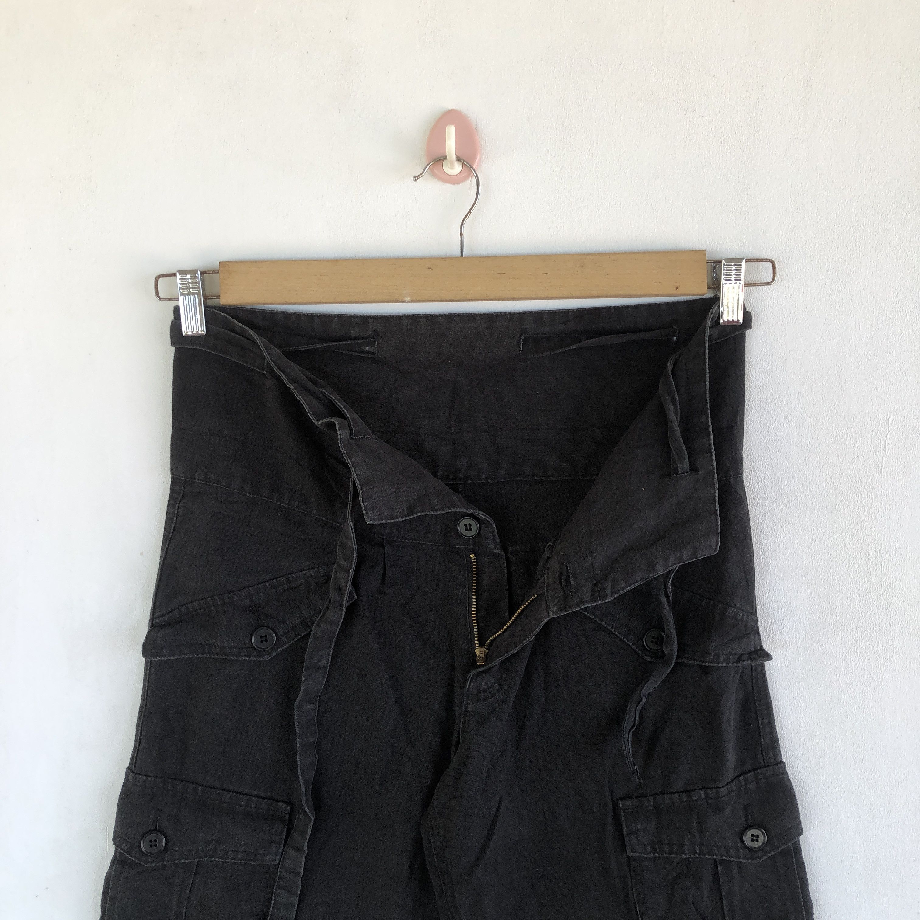 Japanese Brand Vintage Japanese Cargo Pants Multi Pocket Fatigue Trousers Size US 32 / EU 48 - 6 Thumbnail