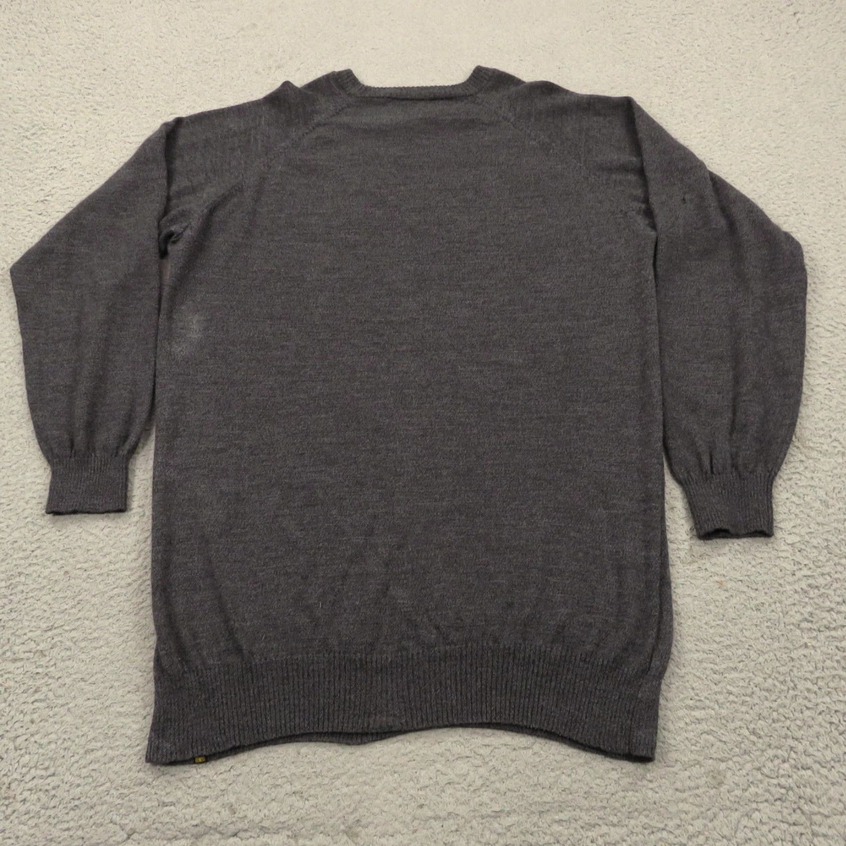 Peter Millar Crooks Castles Sweater Mens 3XL Merino Wool Charcoal Medusa Head Logo Streetwear Pullover Knits Crew Neck Long Sleeve Casual Mens 3XL Size US XXL / EU 58 / 5 - 7 Thumbnail