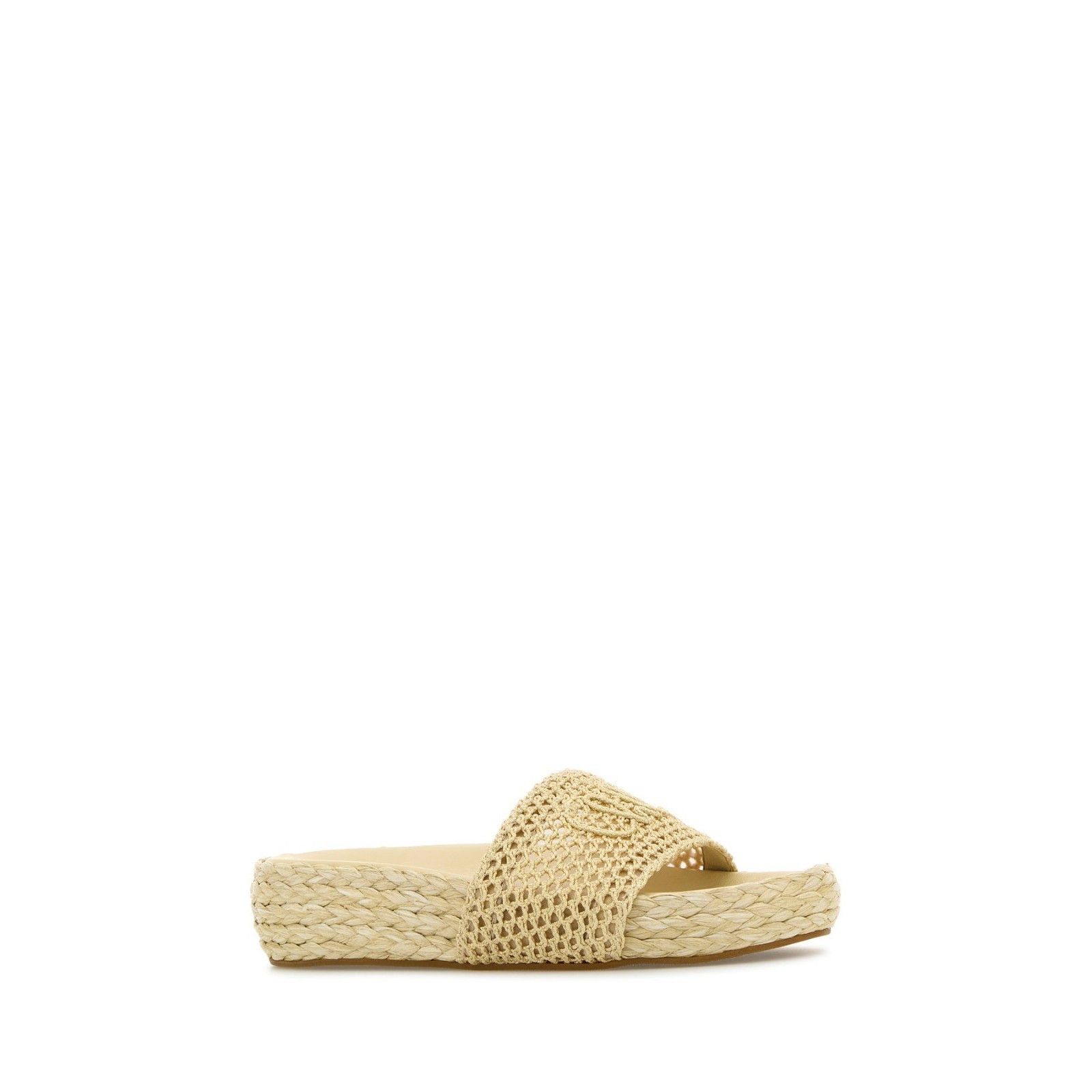 Chloe CHLOE Summer Cream Beige Raffia Slippers New & Authentic (Wo Size US 12 / IT 42 - 2 Thumbnail