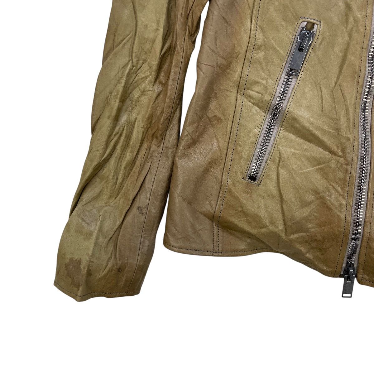 junhashimoto 💥 Junhashimoto Cowhide Leather Biker Jacket Made In Japan Size M / US 6-8 / IT 42-44 - 7 Thumbnail