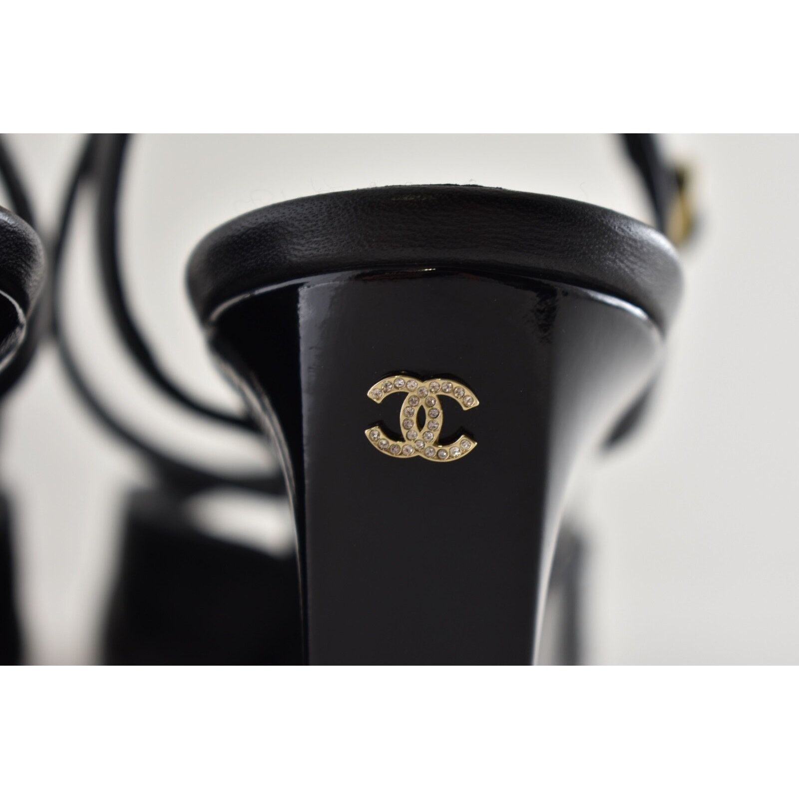 Chanel Chanel 24C Black Quilted Lambskin CC Crystal Logo Ankle Size US 8 / IT 38 - 14 Thumbnail