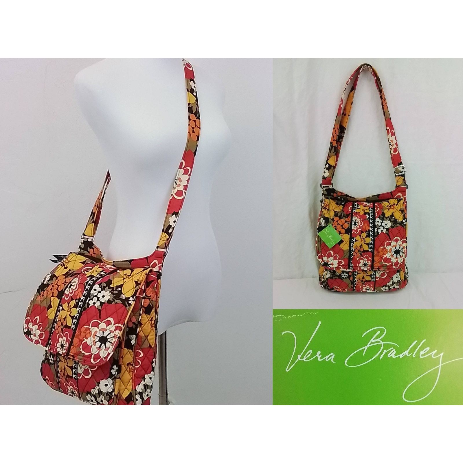 Vera Bradley Vera Bradley Mailbag Crossbody Purse Bittersweet Pattern NWT Size ONE SIZE - 1 Thumbnail