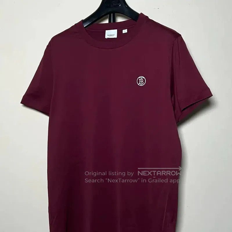 Burberry Burberry Men's Fuchsia Cotton T-Shirt. Size US L / EU 52-54 / 3 - 1 Thumbnail