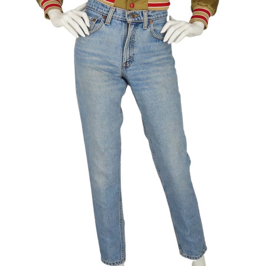 image of Levis Vintage Levi's Light Wash Boho Hippie Festival Denim Jeans in Blue, Men's (Size 26)