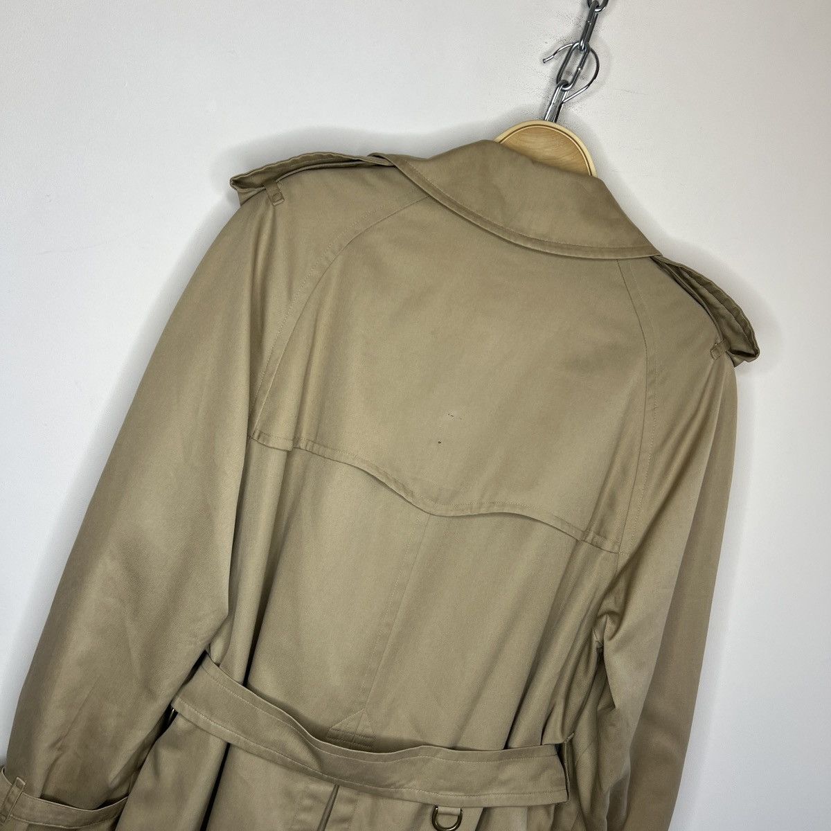 Burberry Vintage Burberry Trench Coat 90s Nova Check Beige Belted Size US L / EU 52-54 / 3 - 9 Thumbnail
