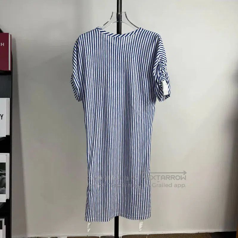 Chanel Chanel Striped Cotton Dress in Chocolate . Size S / US 4 / IT 40 - 2 Thumbnail