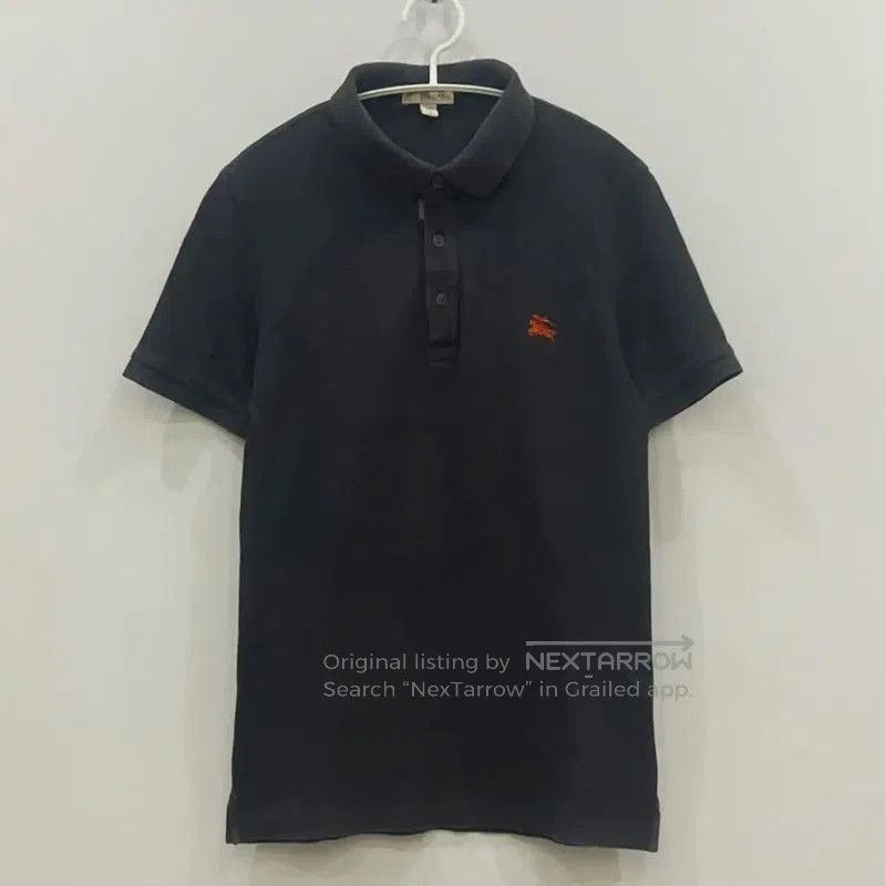 Burberry Burberry Men's Dark Gray Cotton Polo Shirt. Size US XS / EU 42 / 0 - 1 Thumbnail