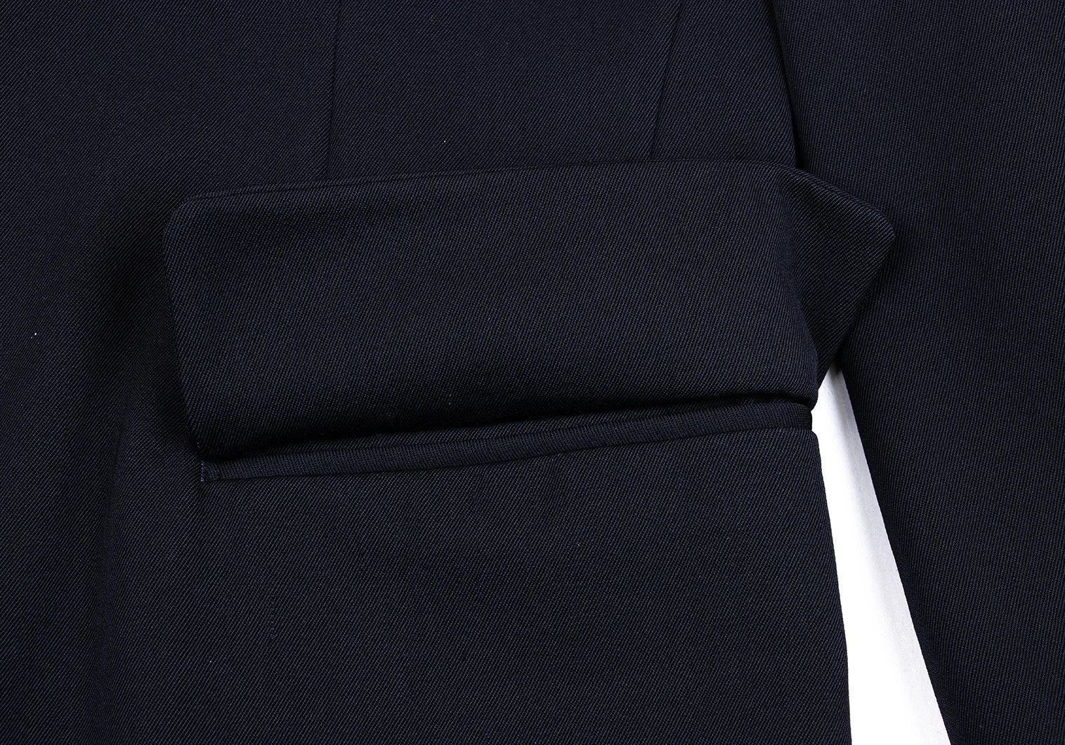 Jean Paul Gaultier Wool Peak Lapel Jacket in Navy, Size 48 Size US M / EU 48-50 / 2 - 12 Thumbnail