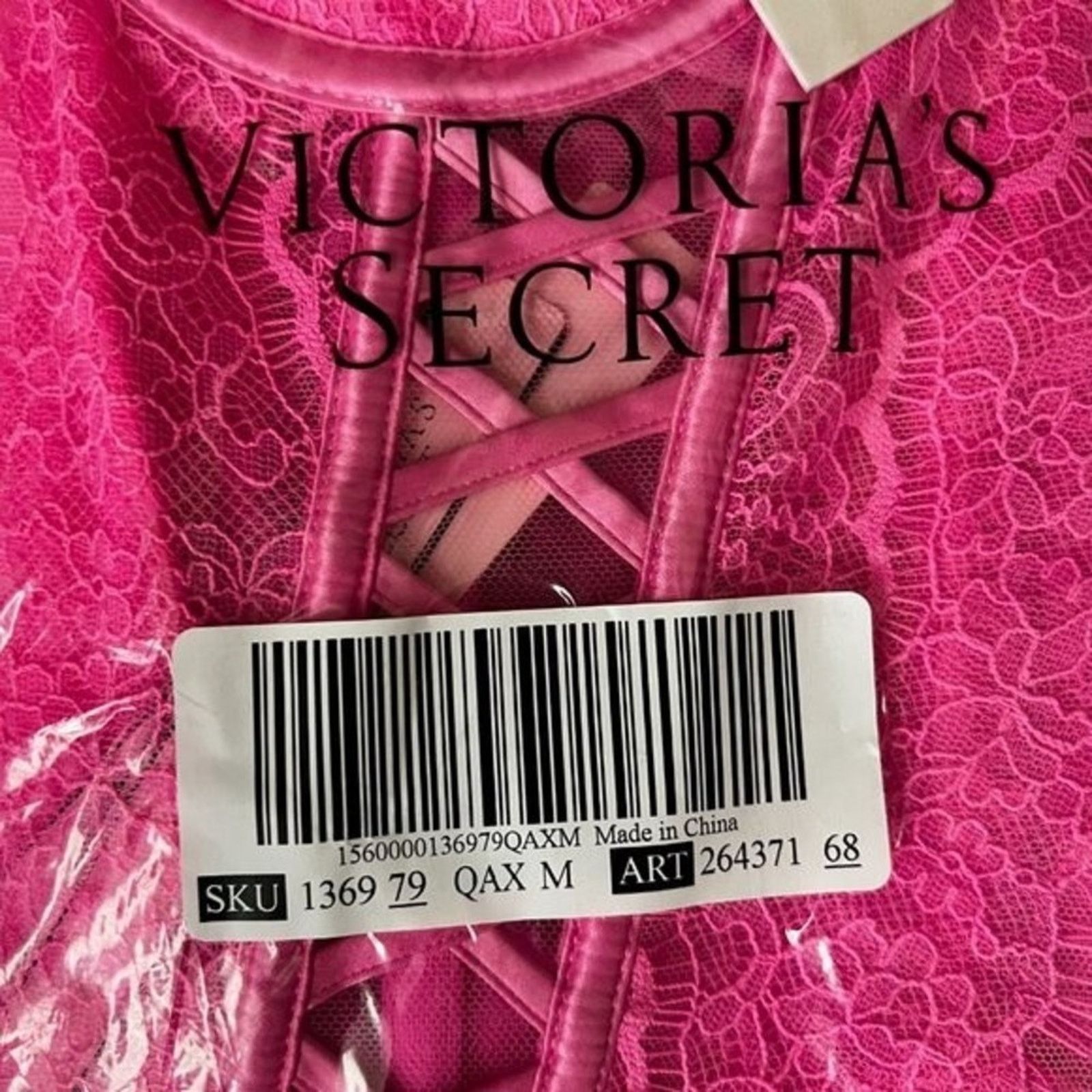 Victoria's Secret Victoria's Secret Very Sexy Pink Unlined Corset Top, M/36A Size ONE SIZE - 5 Thumbnail