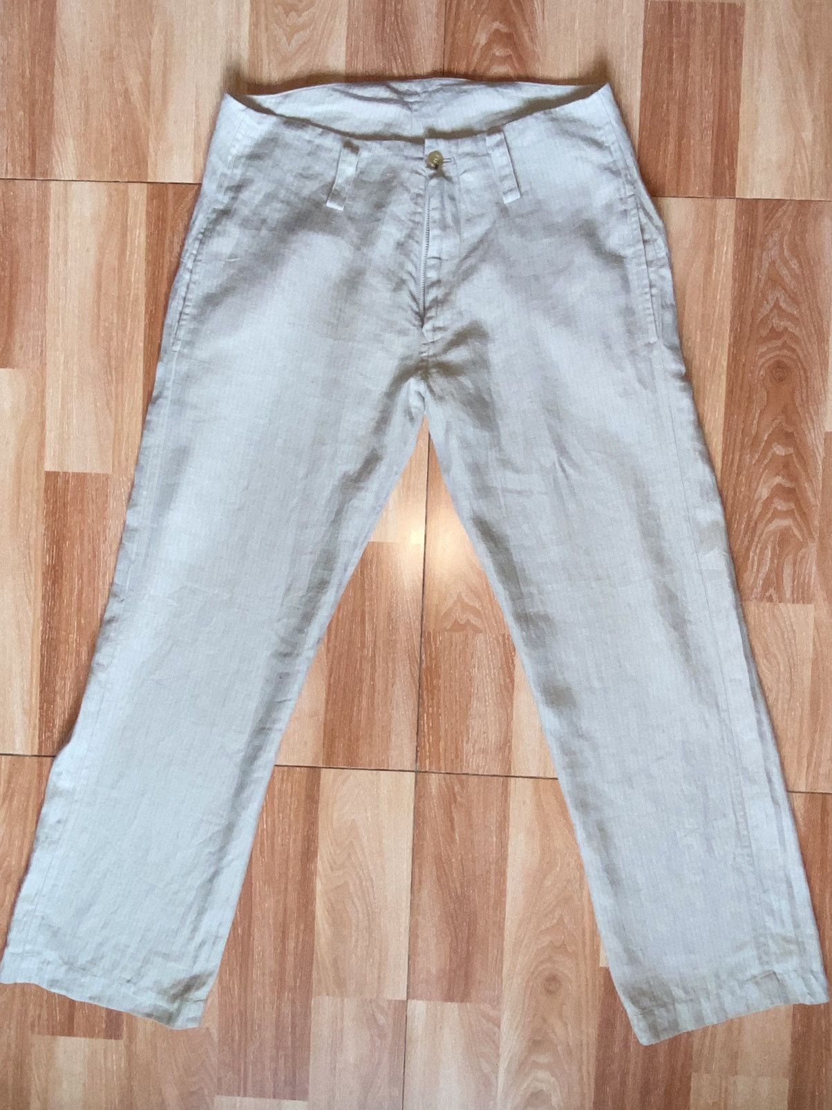 Y's YOHJI YAMAMOTO Y’S LINEN PANTS TROUSERS SIZE 1 Size 25" / US 0 / IT 36 - 1 Thumbnail