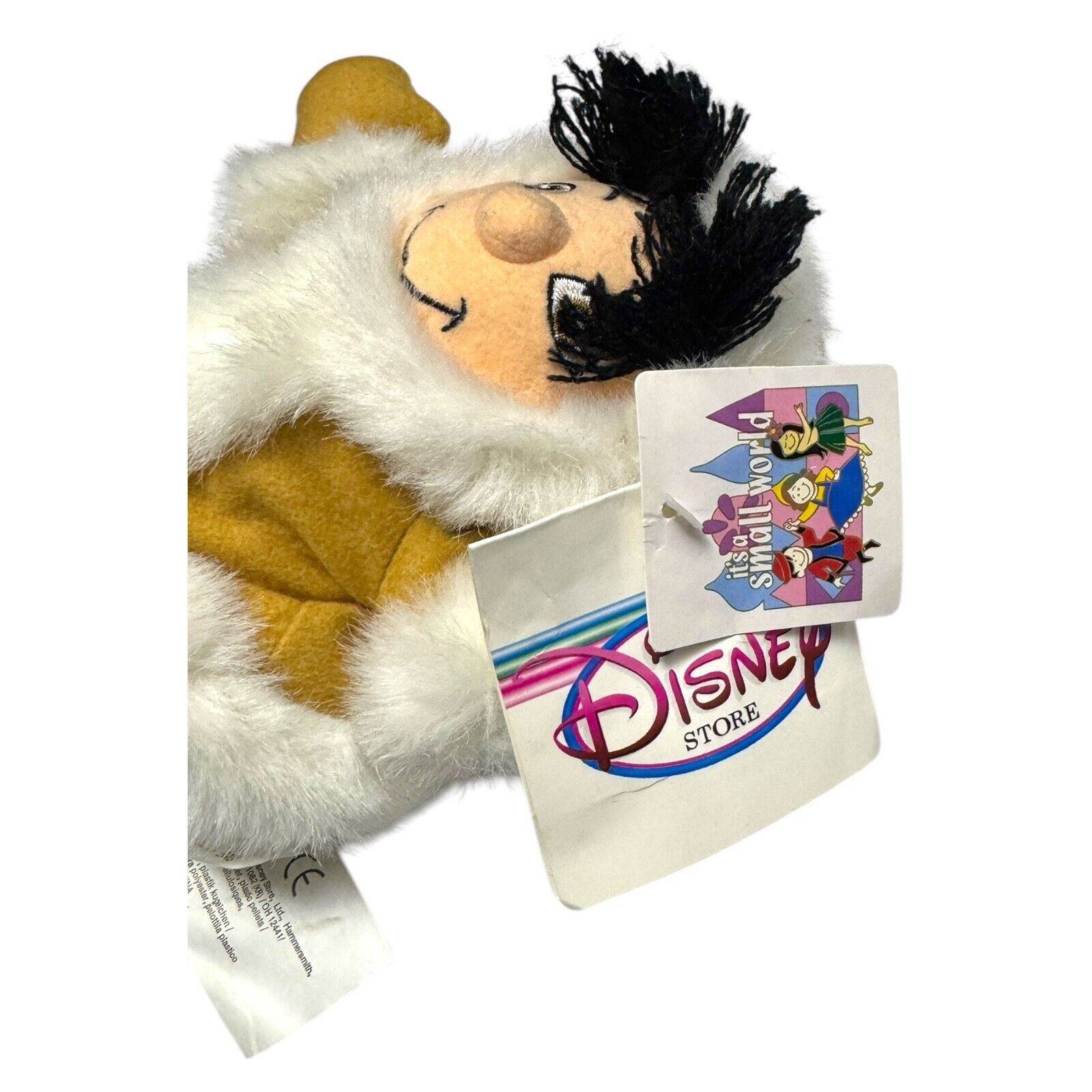 Disney NWT - RARE Its A Small World ALASKA BOY Vintage 90s Beanie Size ONE SIZE - 6 Thumbnail