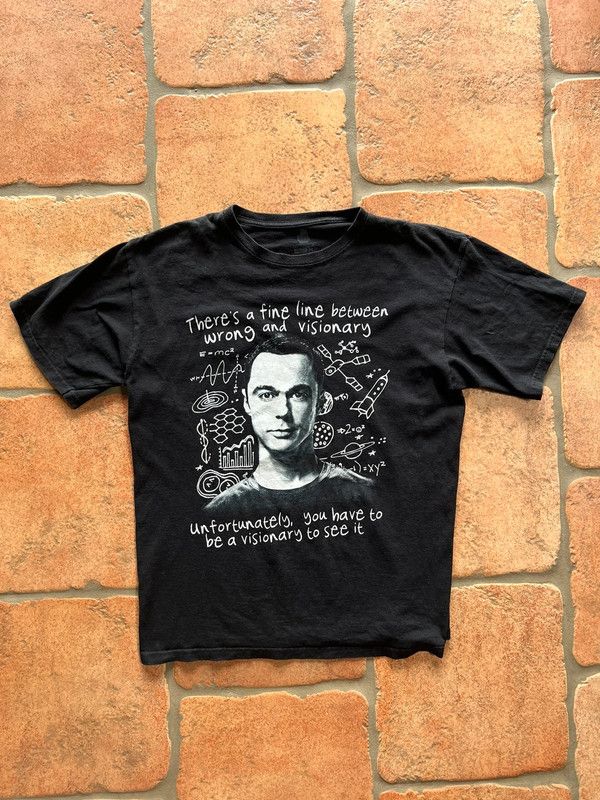 Vintage Vintage T shirt black The Big Bang Theory Size US L / EU 52-54 / 3 - 1 Thumbnail