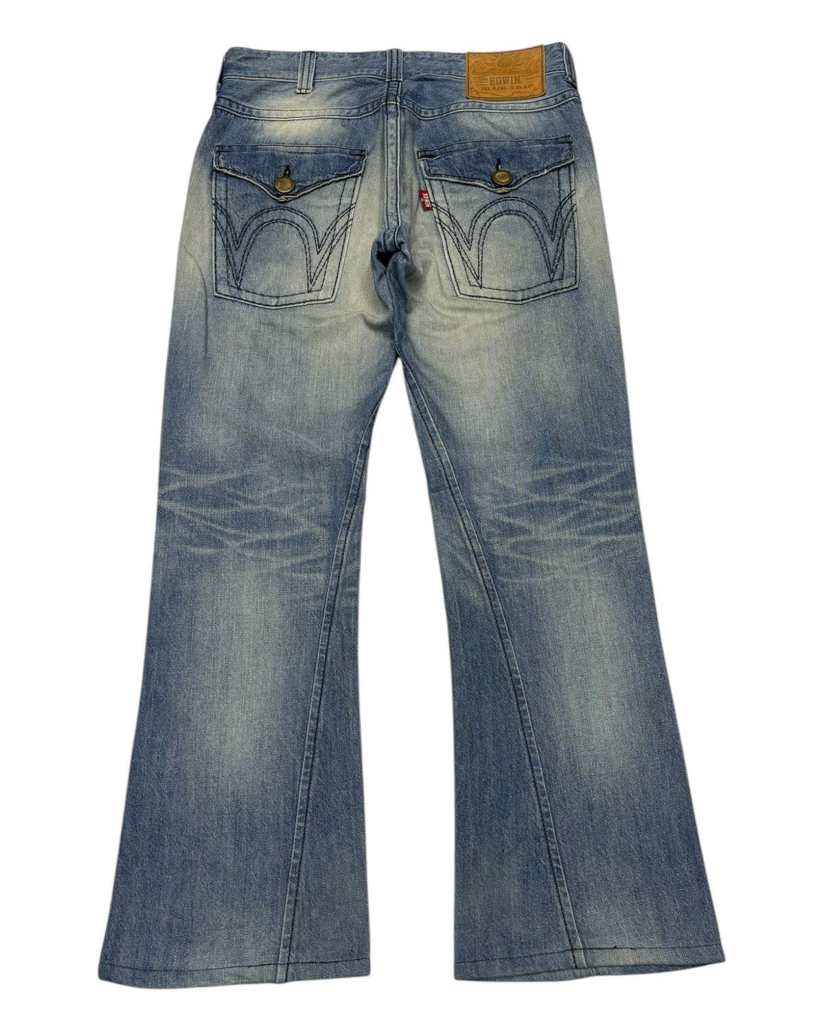 Edwin Flare Edwin Blue Trip Nice Faded Flare Denim Jeans Size US 34 / EU 50 - 2 Thumbnail