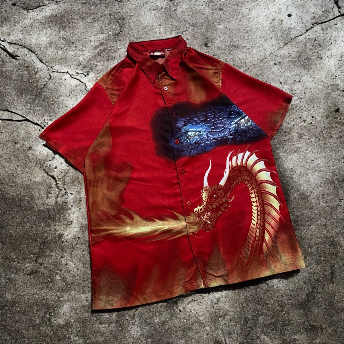 Vintage Shirt vintage dragon cobra flames graphic tee 2000’s Size US S / EU 44-46 / 1 - 1 Thumbnail