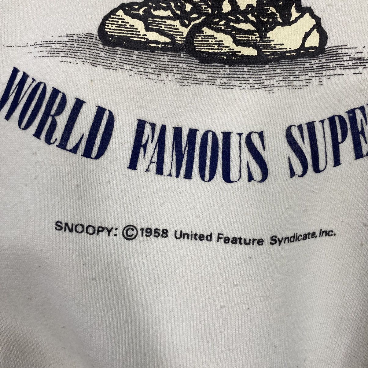 Japanese Brand Vintage Sweatshirt Snoopy Big Logo Size US L / EU 52-54 / 3 - 14 Thumbnail