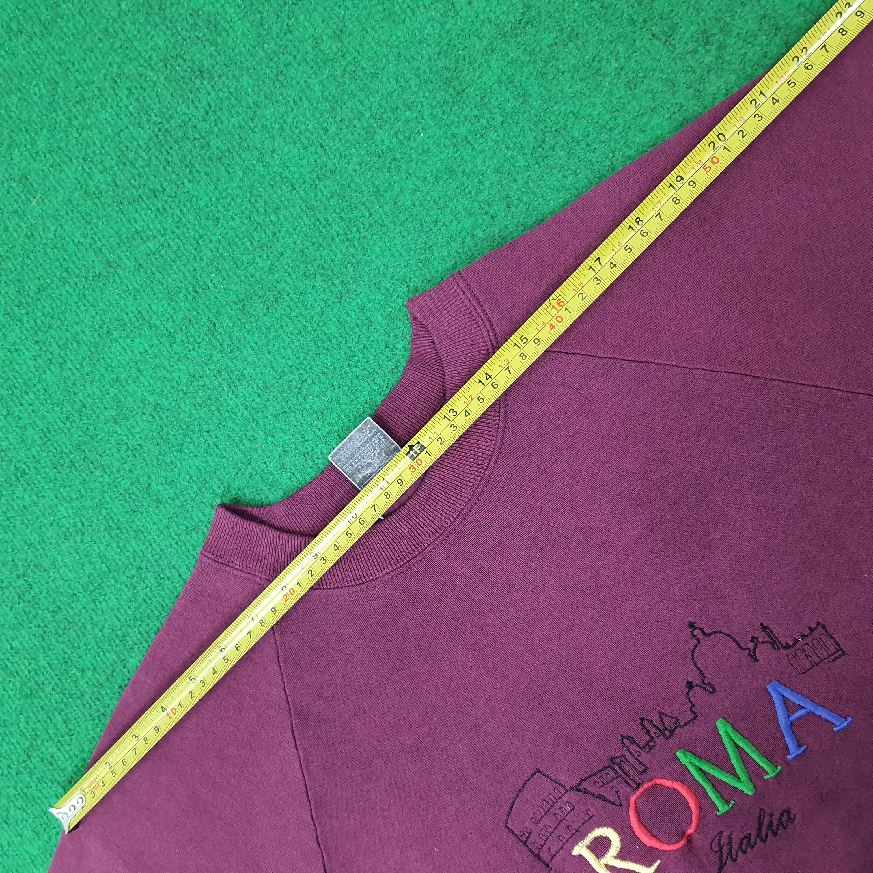 Vintage Vintage ROMA Italia Embroidered Sweatshirt C263N9 Size US L / EU 52-54 / 3 - 7 Thumbnail