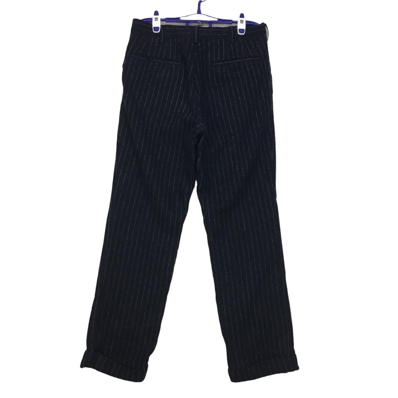 Takeo Kikuchi Vtg Japanese Designer TAKEO KIKUCHI Striped Long Pants Size US 28 / EU 44 - 2 Thumbnail