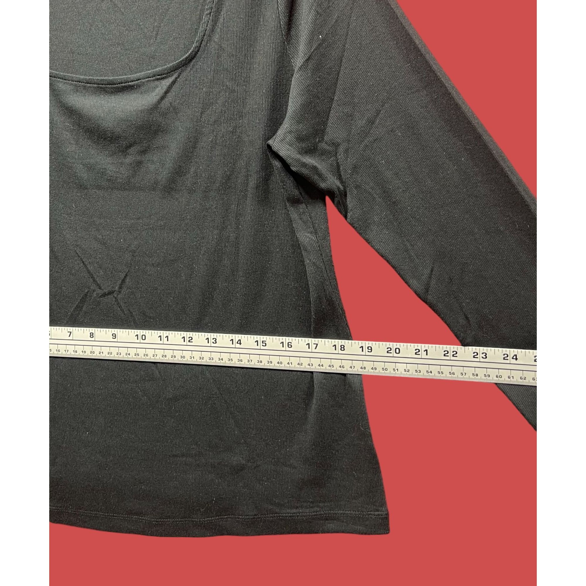 Other A New Day - Women's Long Sleeve Slim Fit T-Shirt - Black - X Size XXL / US 16-18 / IT 52-54 - 6 Thumbnail