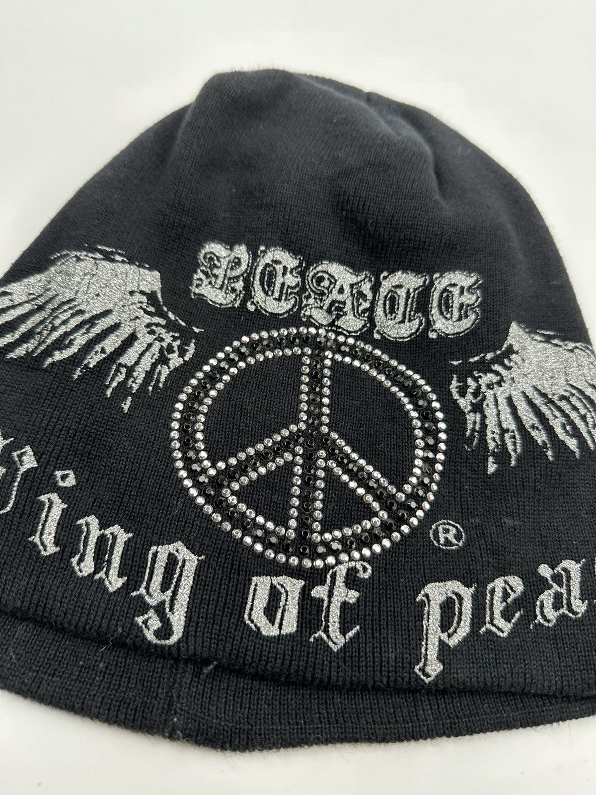 Seditionaries hangover wing of peace beanie hat snow cap Size ONE SIZE - 3 Thumbnail