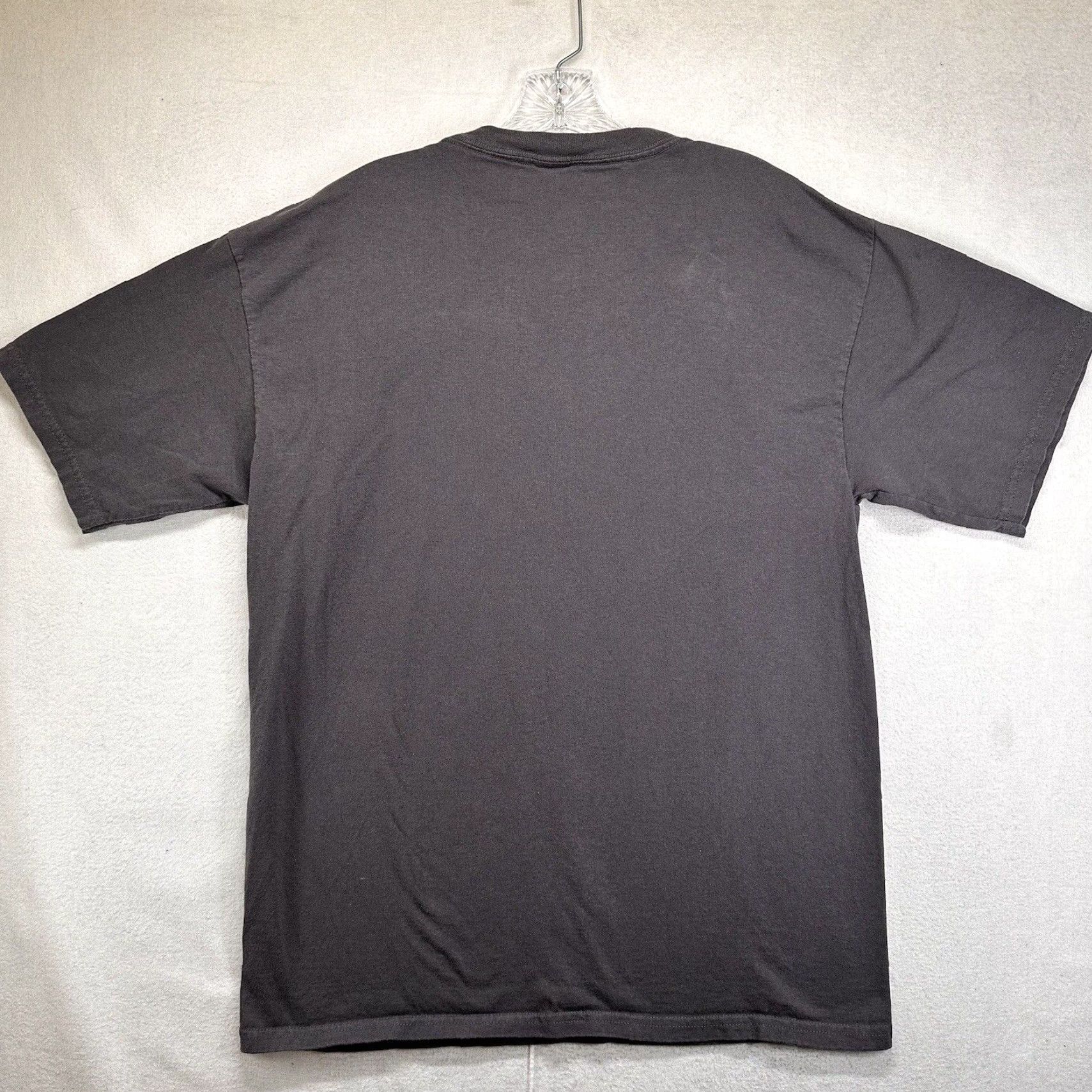 Gildan VINTAGE Gildan ACDC Shirt Men Large Short Sleeve Crew Neck Music Band Tee Cotton Gray Size US L / EU 52-54 / 3 - 3 Thumbnail
