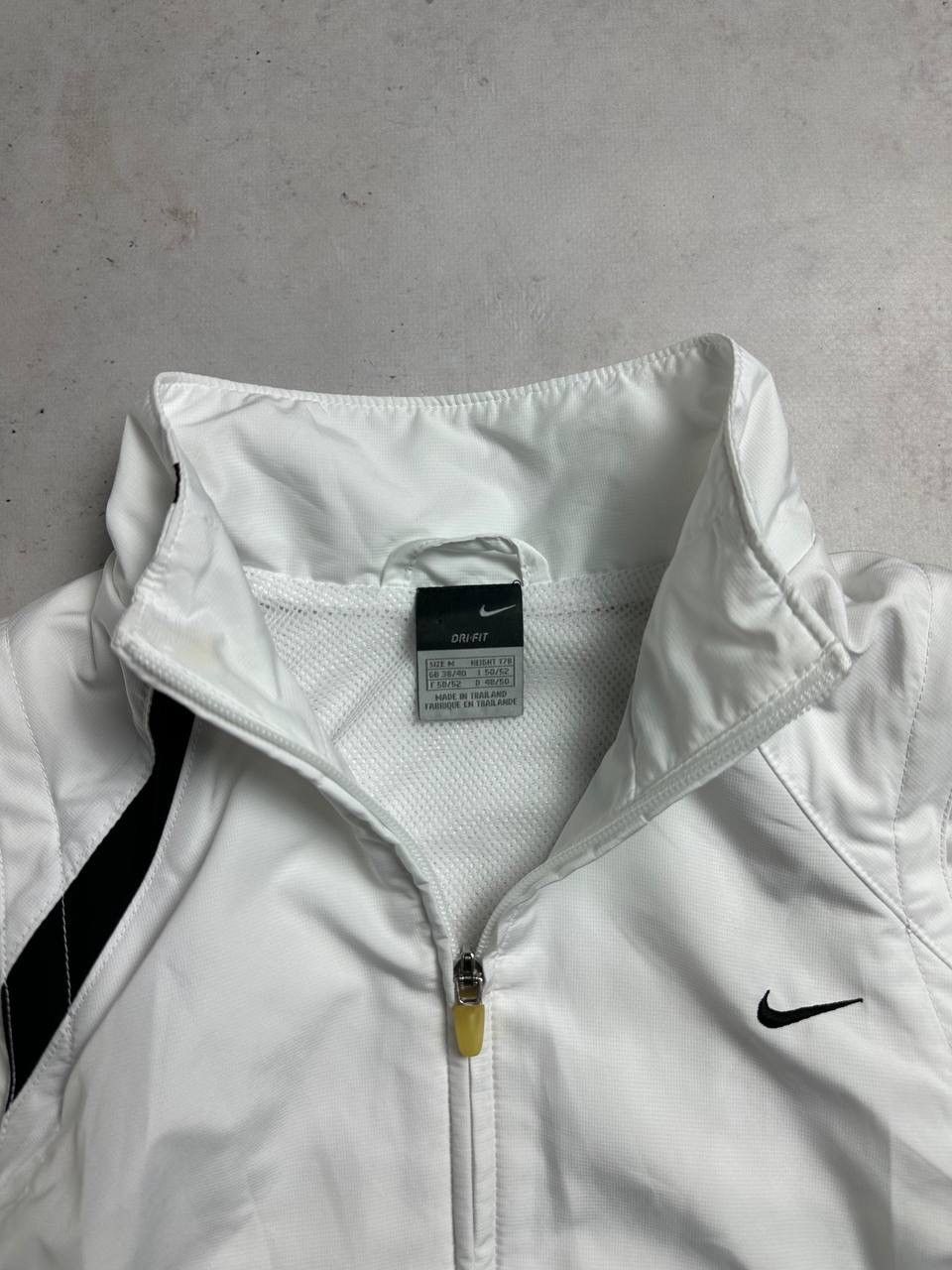 Nike Vintage Nike Swoosh Boxy Nylon Olympic Zip Jacket Y2K M Size US M / EU 48-50 / 2 - 4 Thumbnail