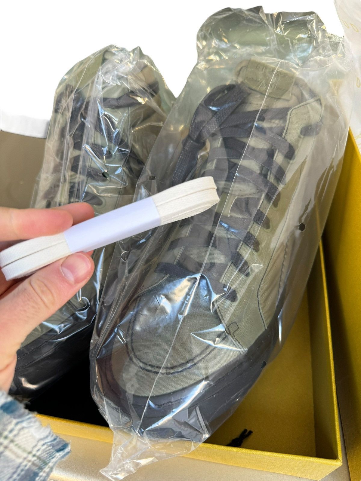 Rhude Unreleased V1 Nylon Hi Green Size US 9 / EU 42 - 4 Thumbnail