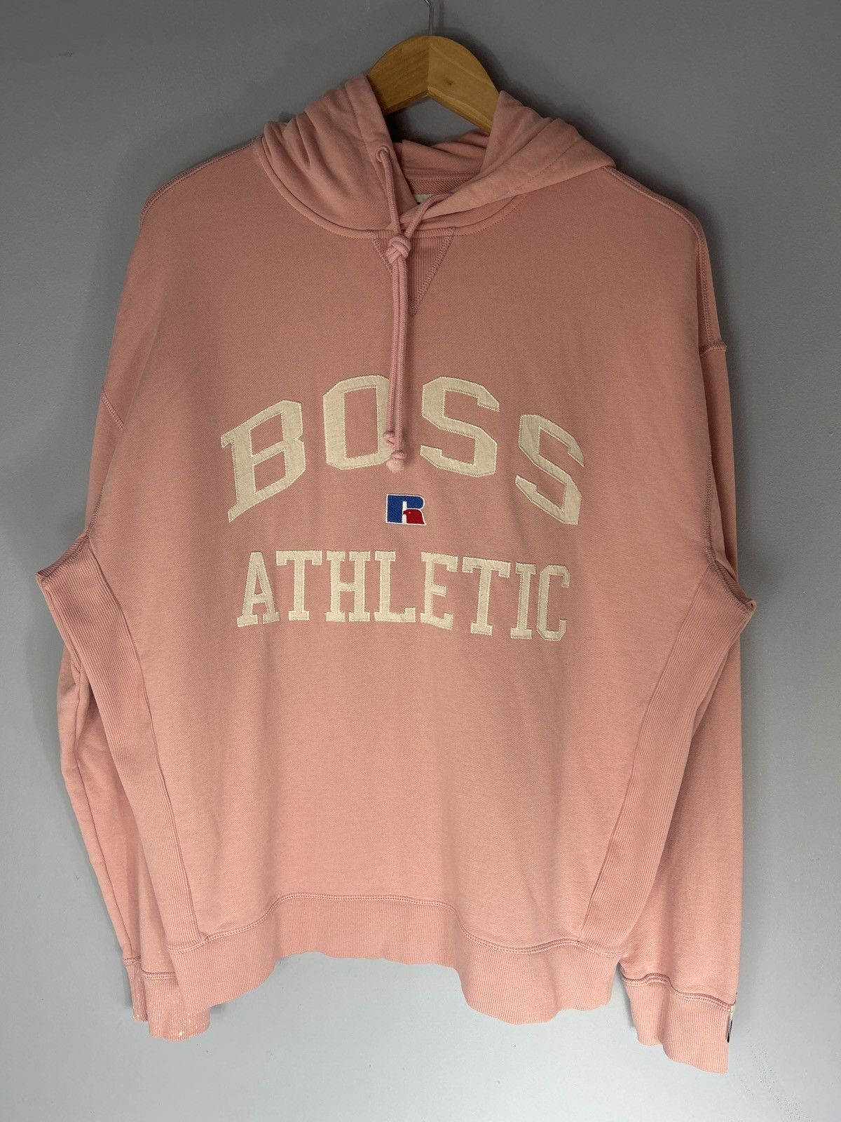 Hugo Boss Hugo Boss x Russell Athletic Varsity Pullover Hoodie Size US L / EU 52-54 / 3 - 1 Thumbnail
