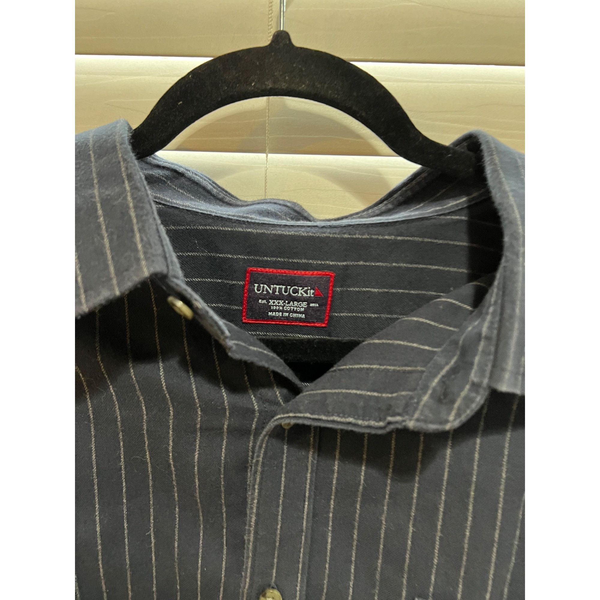UNTUCKit Untuckit Long Sleeve Button Up Shirt - Size XXXL Size US XXL / EU 58 / 5 - 2 Thumbnail