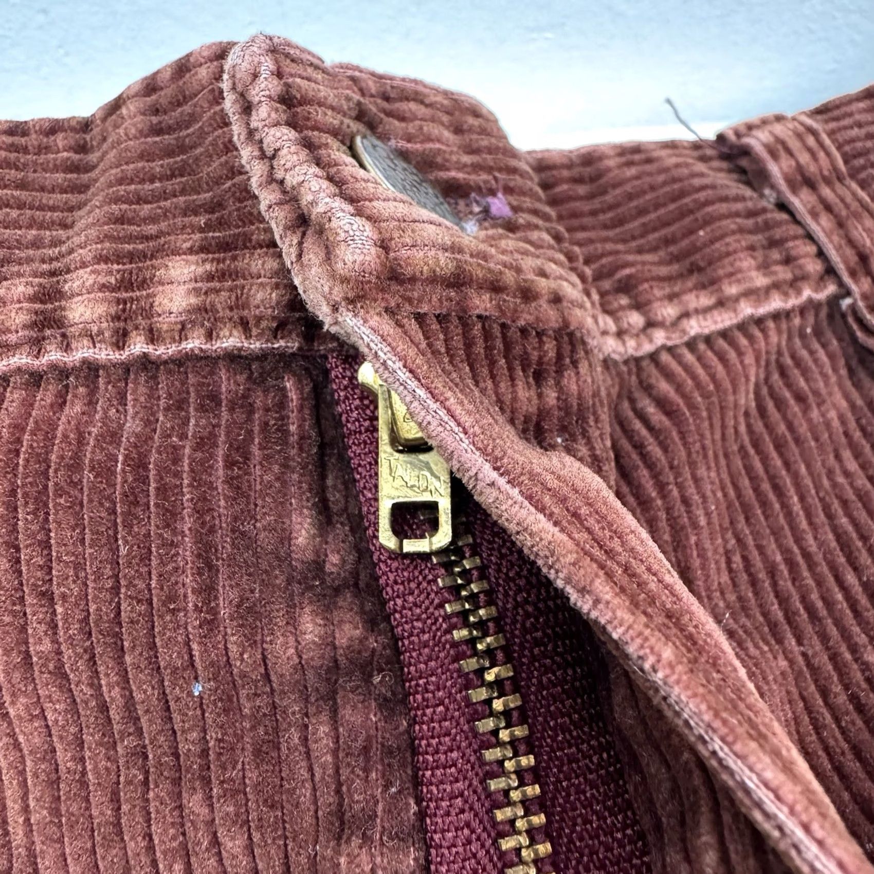 Sears VINTAGE Sears Jr Bazaar Corduroy Pants Womens 28x27 High Waist Hippie 70s 60s Pants Size 28" / US 6 / IT 42 - 5 Thumbnail