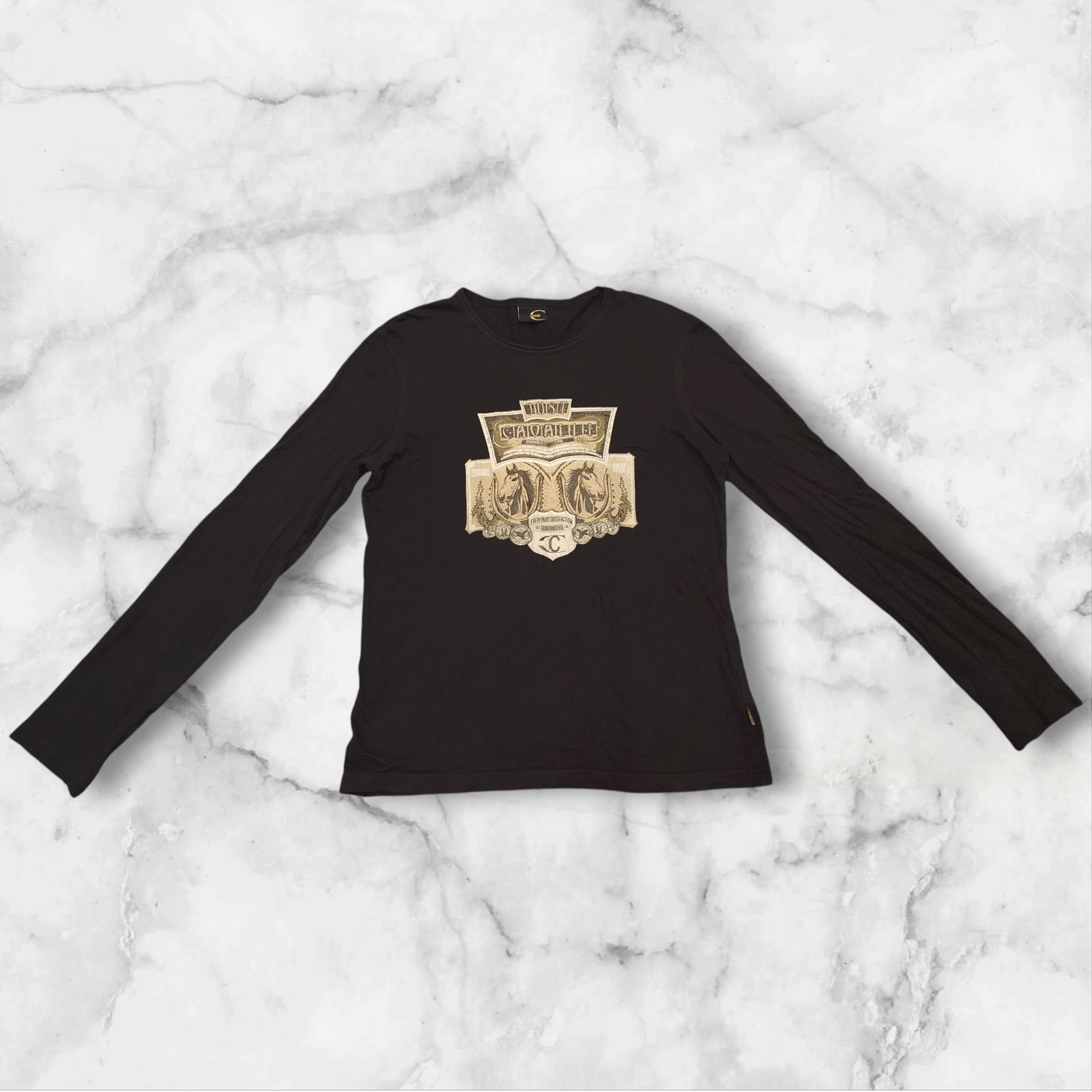 Italian Just Cavalli Distressed Long Sleeve