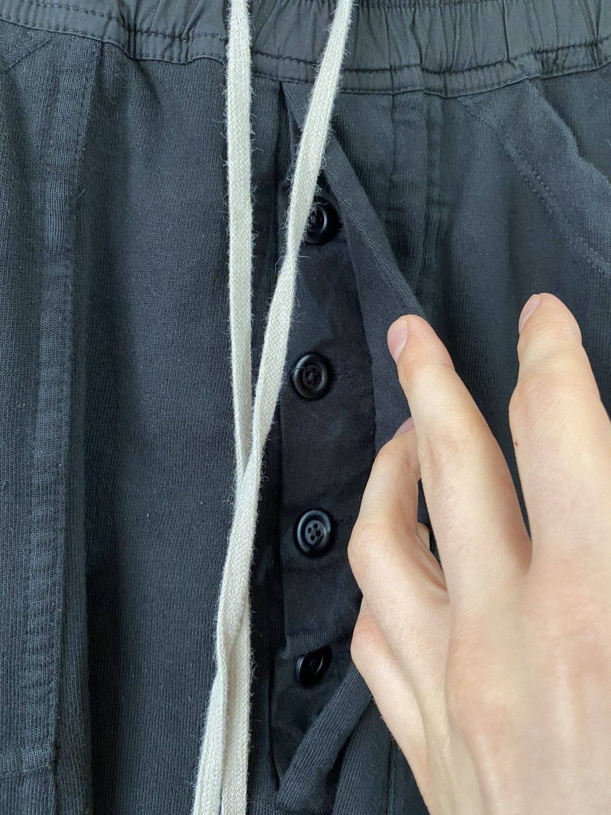 Rick Owens Rick Owens Drawstring-Waistband drop-crotch trousers Size US 32 / EU 48 - 7 Thumbnail