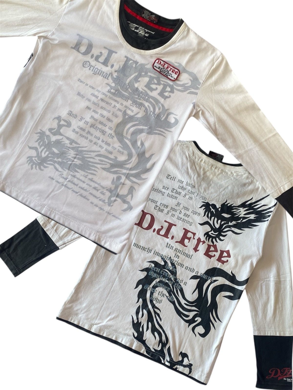 Beauty Beast × If Six Was Nine × Yohji Yamamoto Japanese D.J Free poem doubel layer ifsixwasnine styel Size US L / EU 52-54 / 3 - 1 Thumbnail