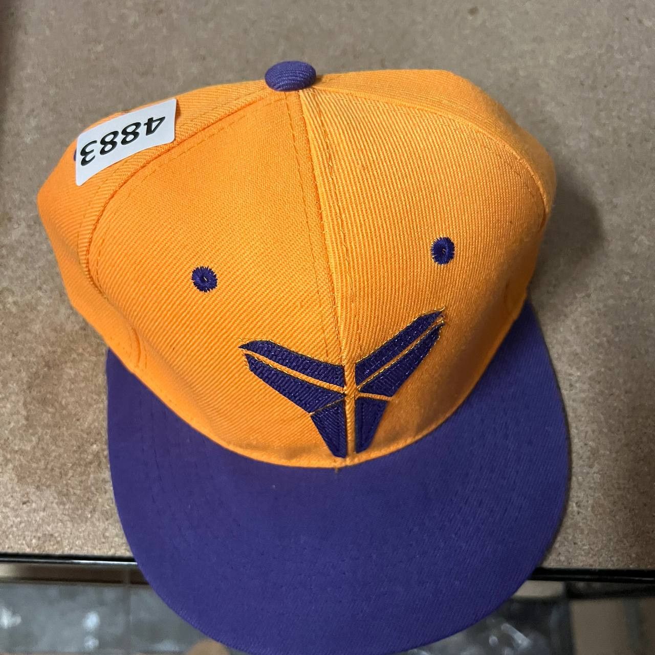 Other Kobe Bryant Logo Hat Men Yellow Purple Mamba Snap Back Cap Size ONE SIZE - 6 Thumbnail