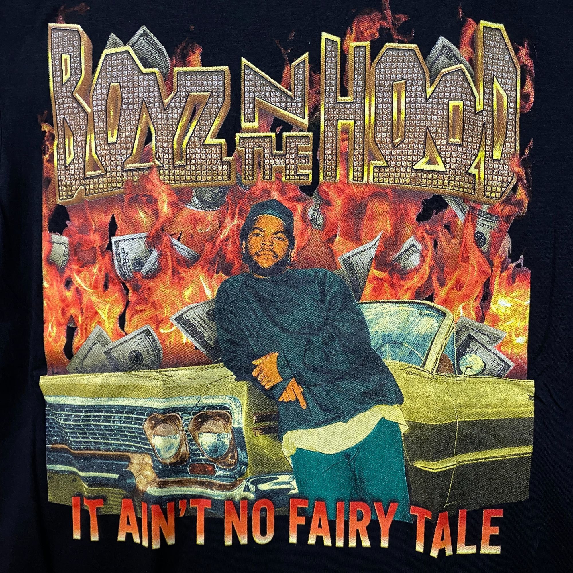 Rap Tees Boyz N The Hood Ain't No Fairytale Graphic T-Shirt Small Size US S / EU 44-46 / 1 - 2 Thumbnail
