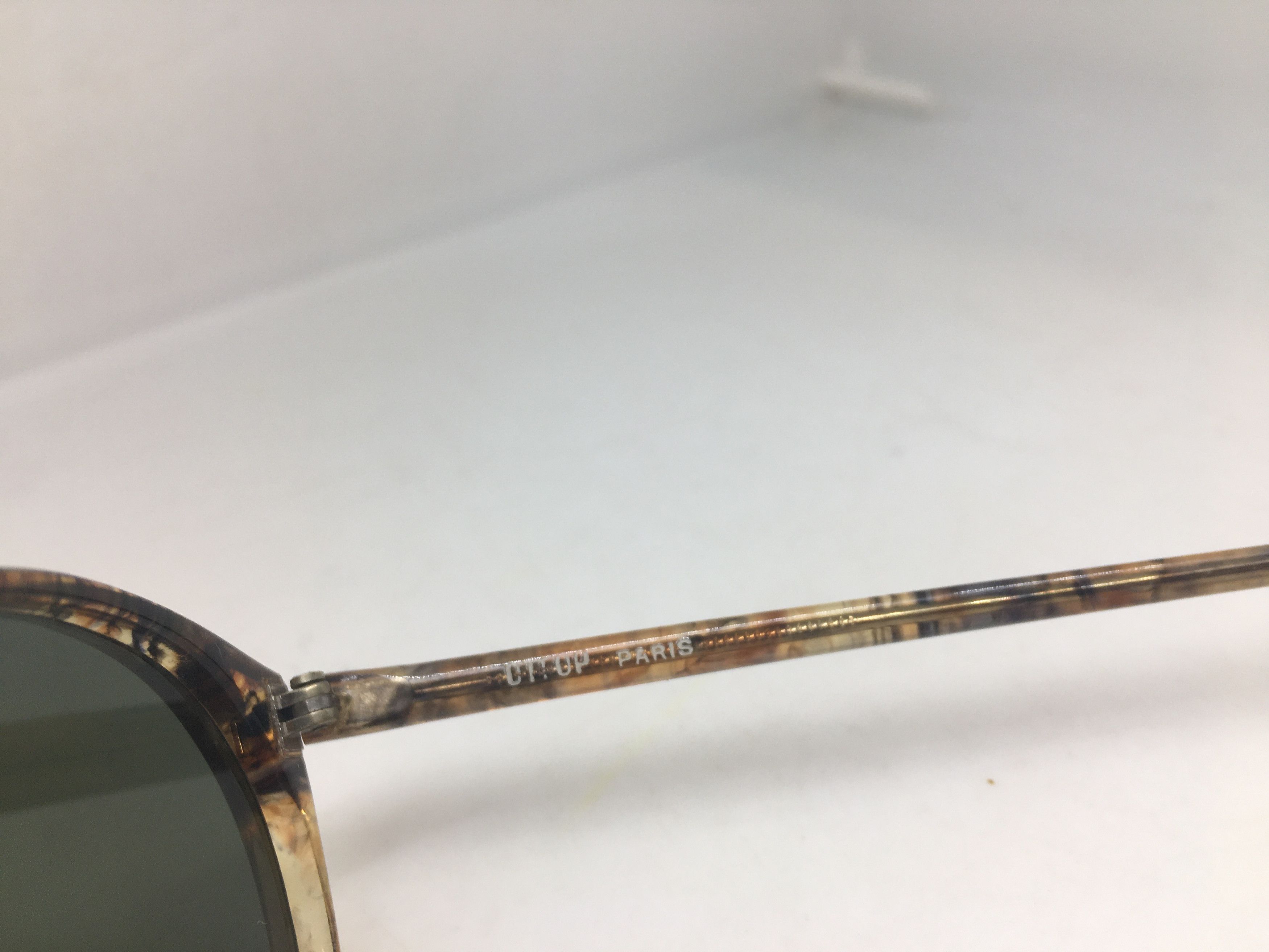 Vintage Vintage Ottop Paris GREAT GATSBY Sunglasses Keyhole Bridge Size ONE SIZE - 4 Thumbnail