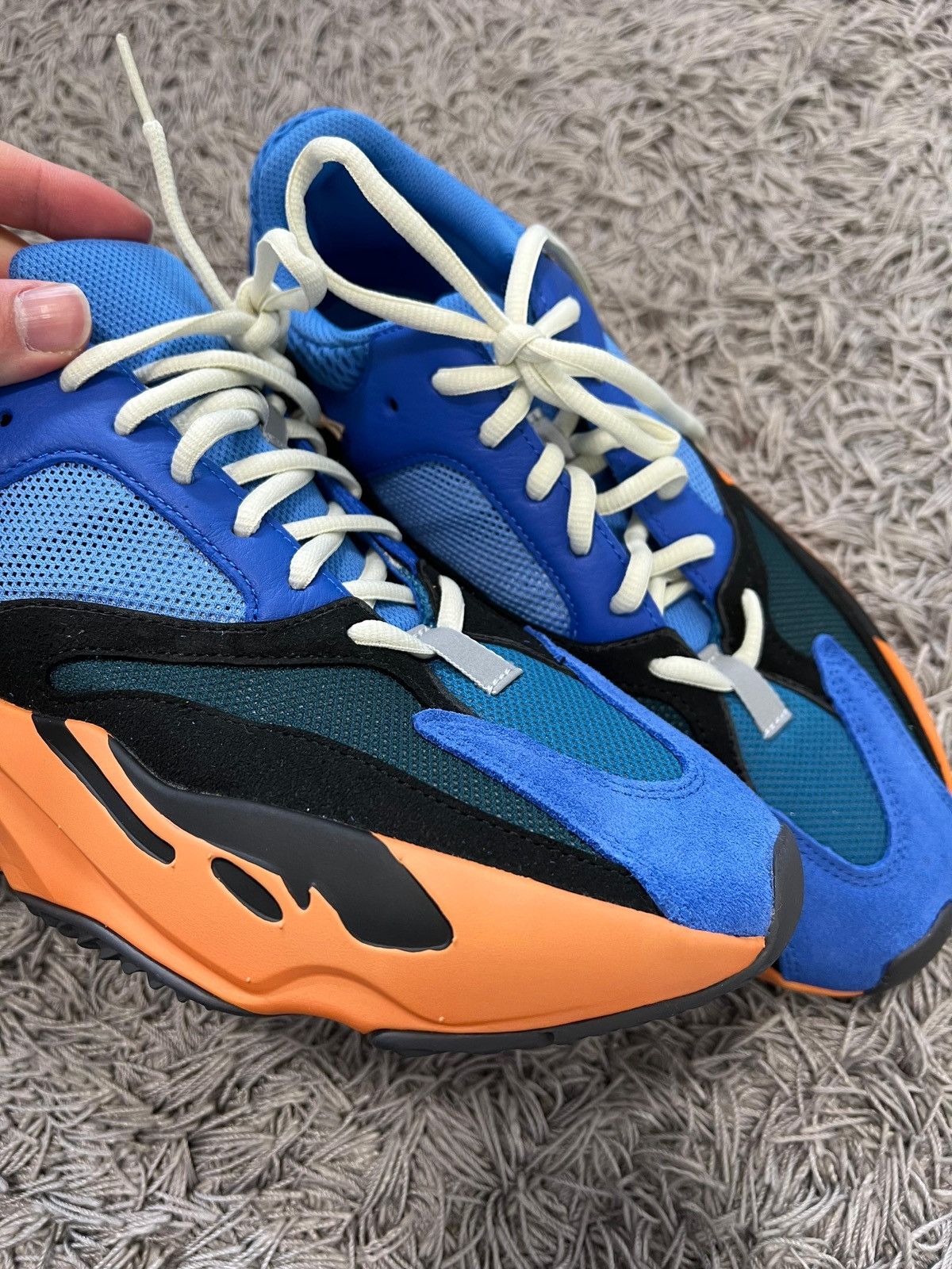 Adidas Adidas Yeezy boost 700 Bright blue Size US 10 / EU 43 - 11 Thumbnail