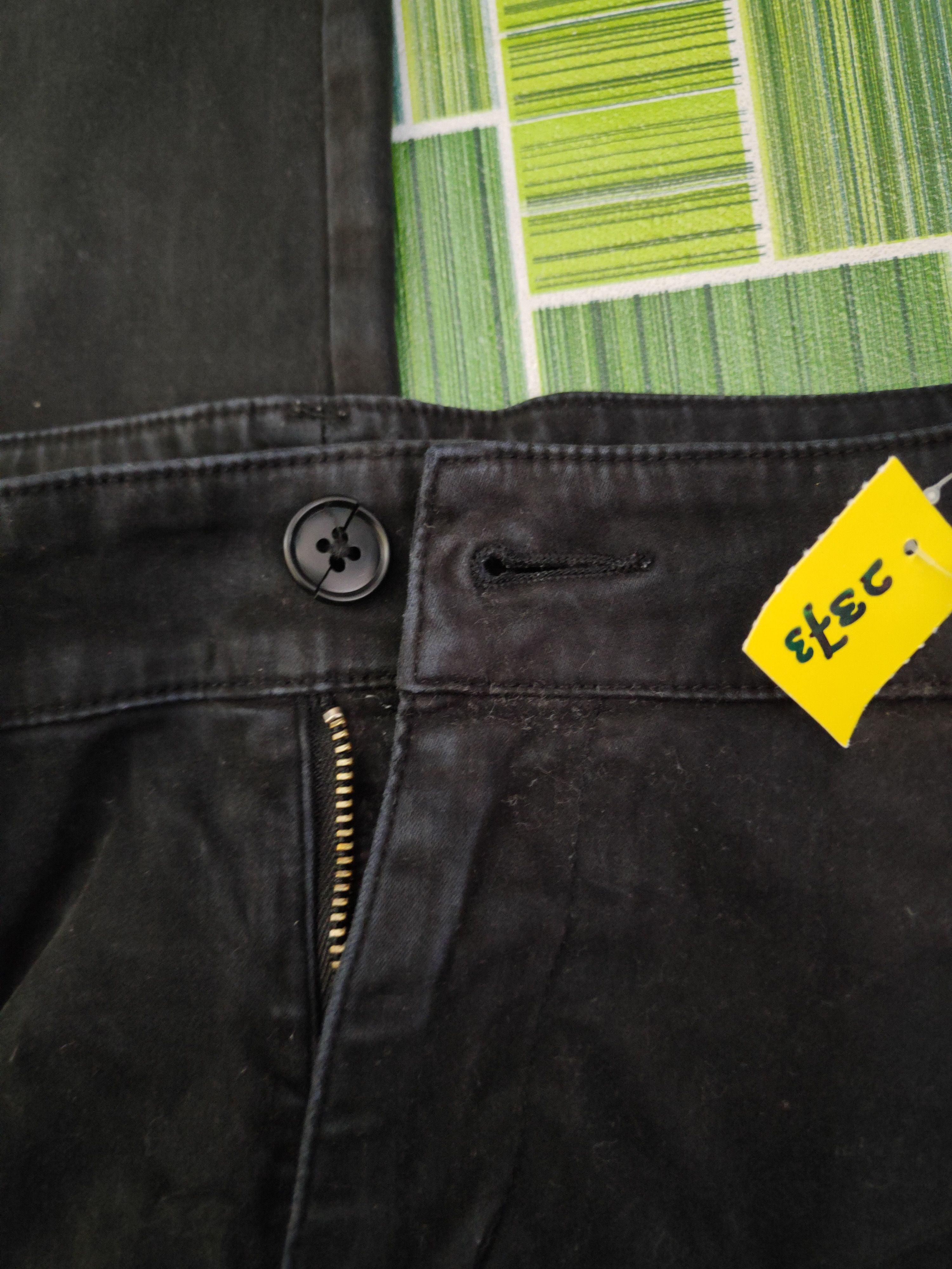 Japanese Brand DL Reflect Black Multipocket Cargo Pants #2373 Size 29" - 14 Thumbnail